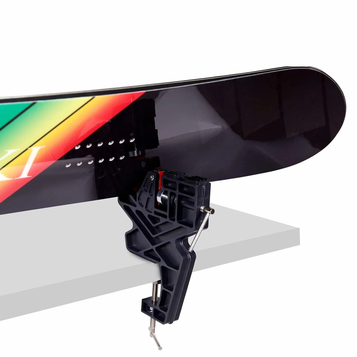 Tornillo de banco ajustable para esquí y snowboard, mangos antideslizantes, posición horizontal y vertical