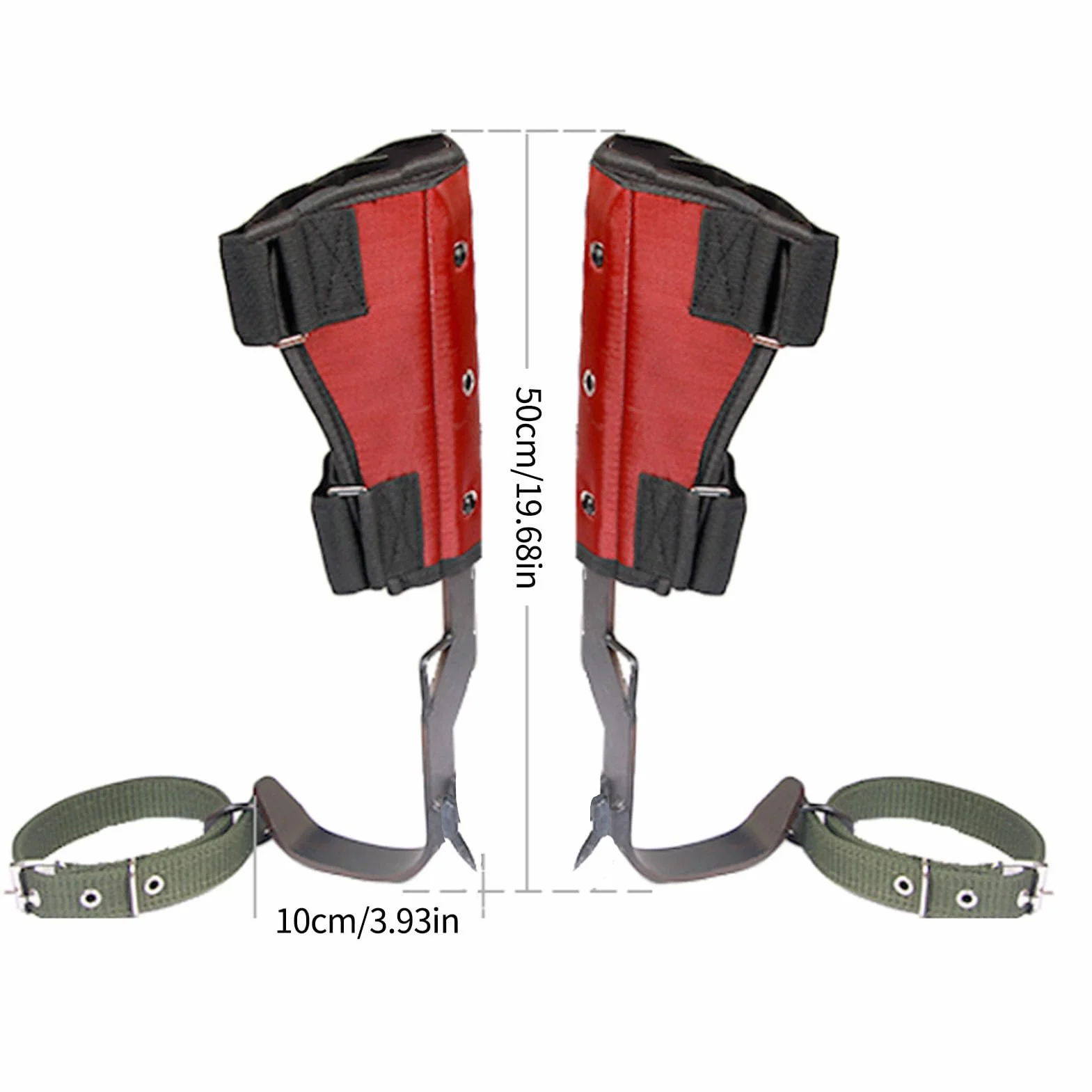 Kit de Equipo para trepar árboles - Poste de Picos para trepar árboles para Trabajo en, Caza, recolección de Frutas - Clavos para Postes para Trabajadores de de Servicio Pesado