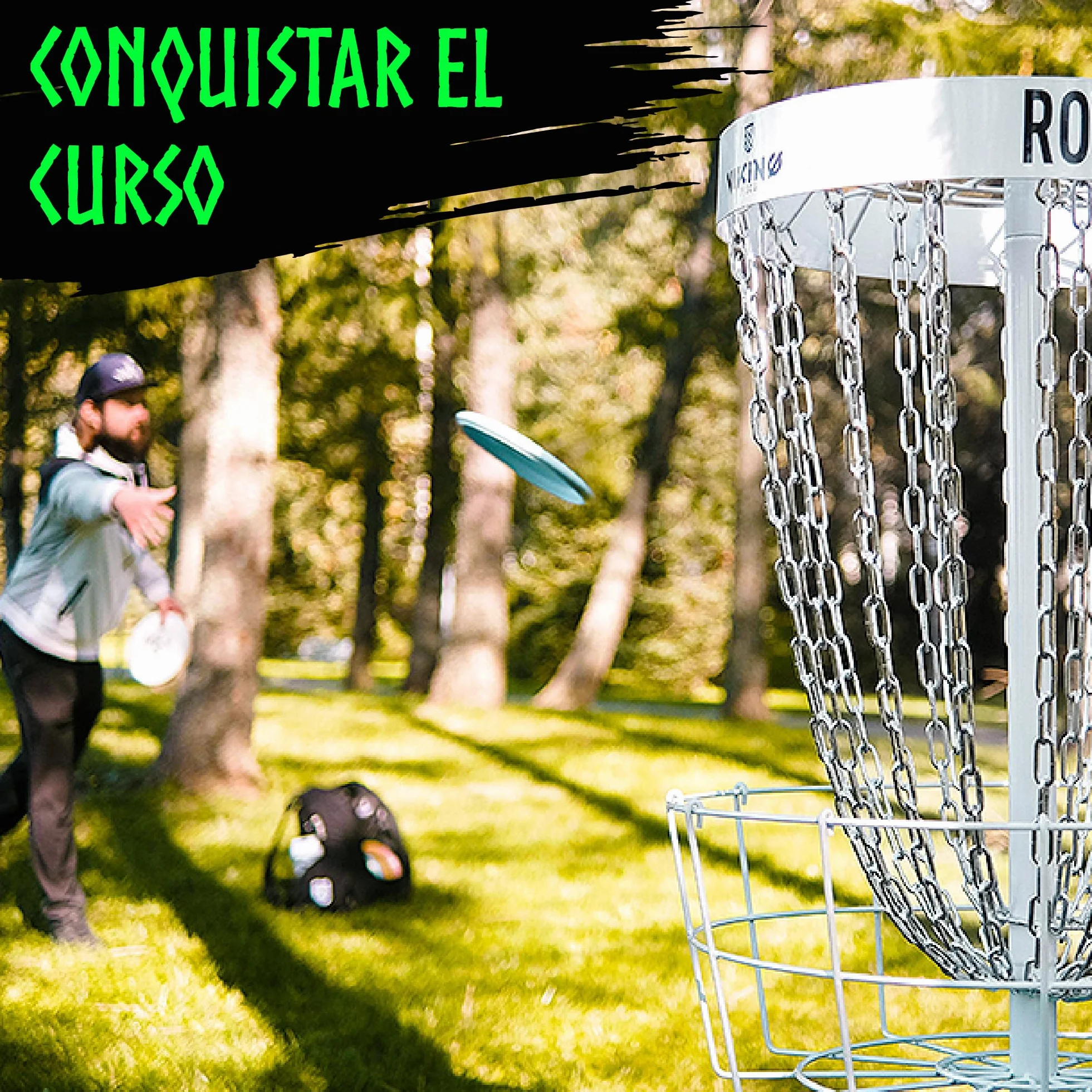 Viking Discs Ground Disc Golf Set – 8 Discos PDGA para Adultos y Niños – Putter, Controlador