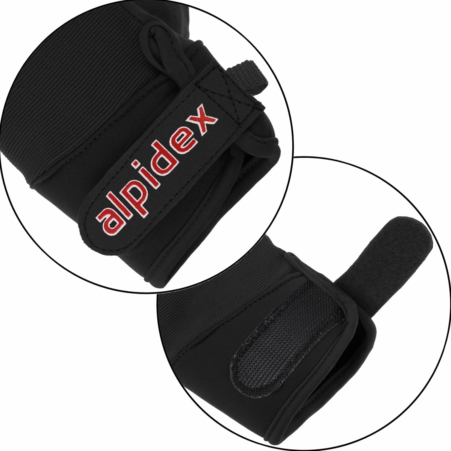 ALPIDEX Guantes de Escalada Unisex de Cuero auténtico