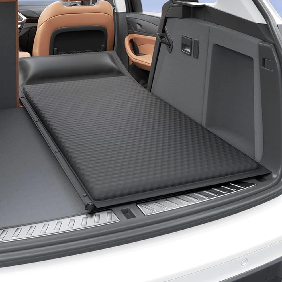 Cama Coche Hinchable Colchón Coche para RenauIt Scénic 4(IV) J9 2016-2023, Colchoneta Hinchable de Camping Auto Colchón de Aire Maletero Colchón de Aire Grueso,A