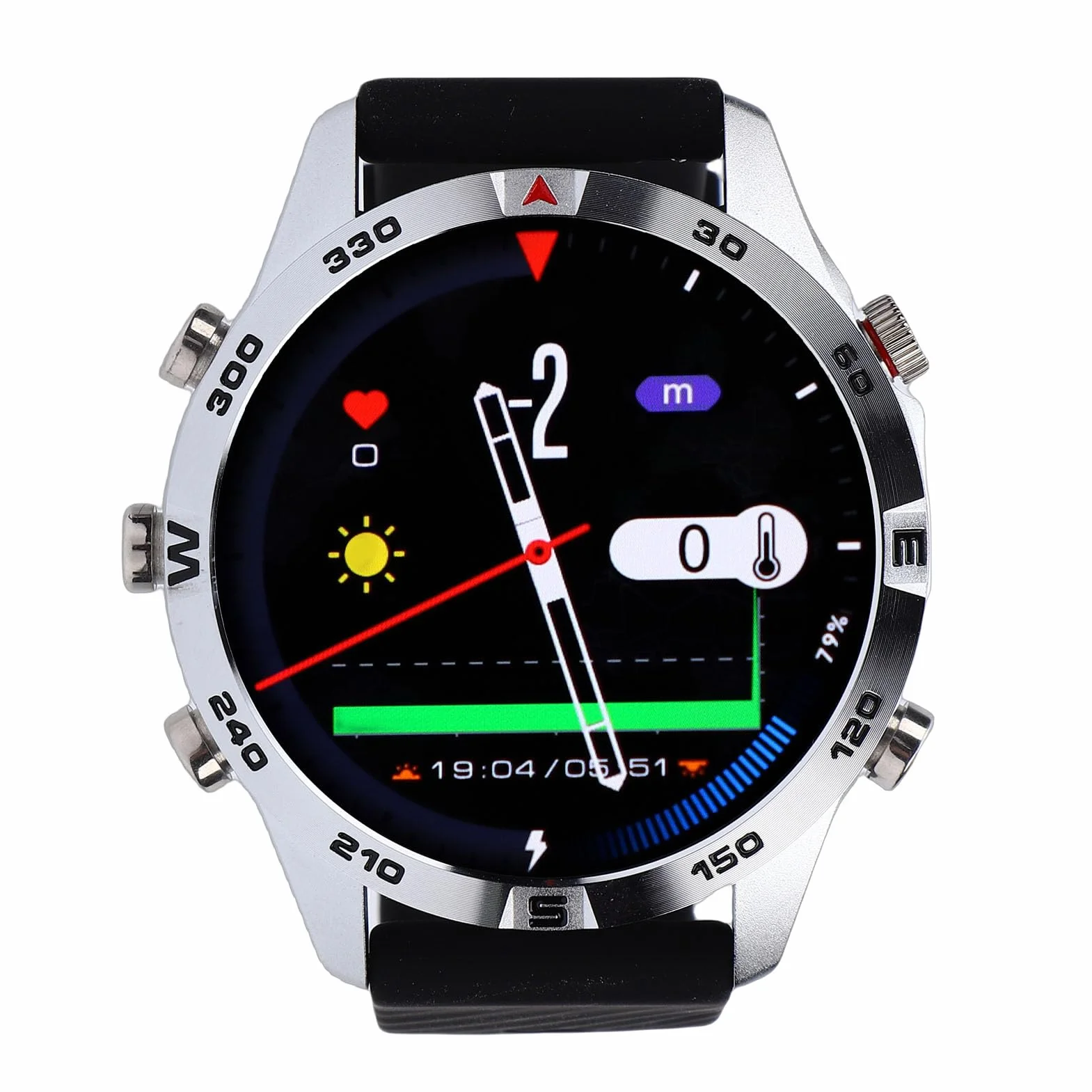 CHICIRIS Reloj Inteligente, Computadora de Buceo con Sensor de Profundidad, Resistente Al Agua 100 M para Actividades Subacuáticas, Batería de Larga Duración, Ideal para Buceadores