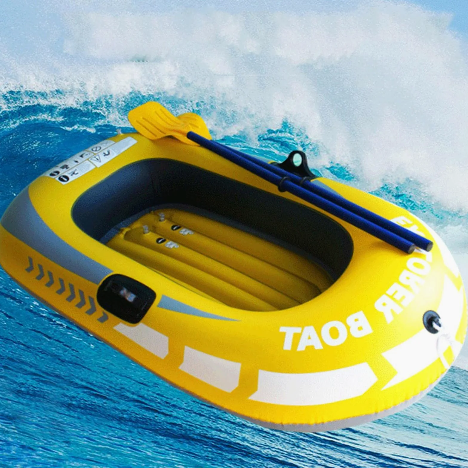 Kayaks inflables,Kayak Inflable para 1/2 Persona | Balsa Inflable para 1/2 Persona para Deportes Pesca a la Deriva al Aire Libre