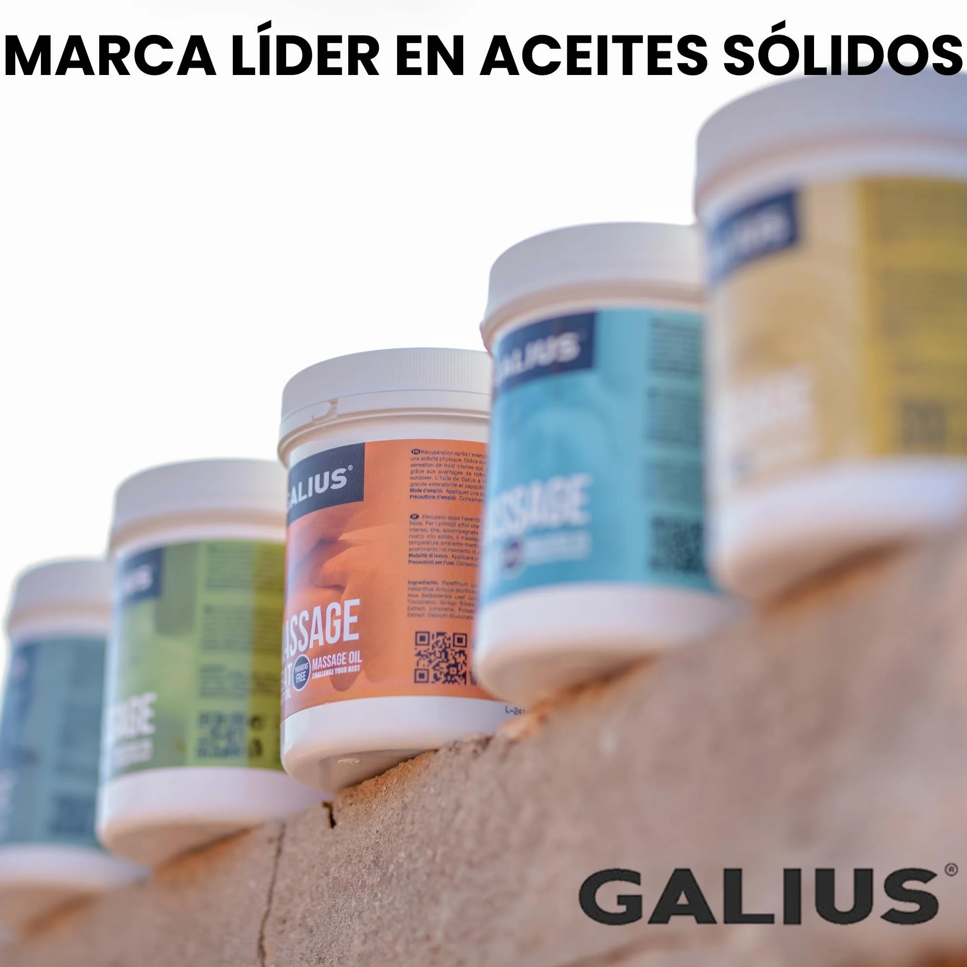 Galius Aceite Sólido para Masaje Relajante con Harpagofito 1000ml