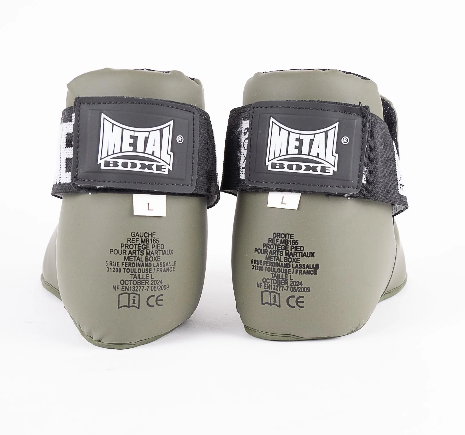 METAL BOXE Protège-Pieds Protector de pies, Unisex Adulto