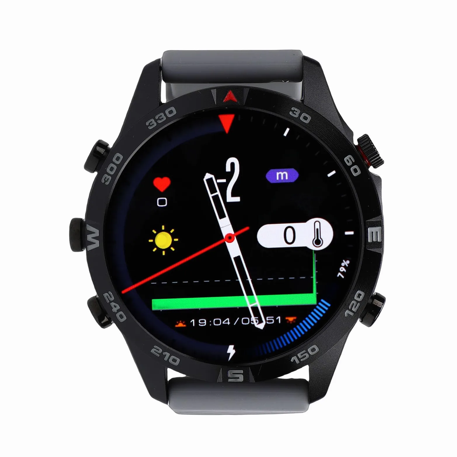 Reloj de Buceo para Hombres, Reloj Inteligente 100 M, Resistente Al Agua, Deportivo de Buceo con Barómetro con Sensor de Profundidad, Batería de Larga Duración, Natación, Esnórquel, Aleación