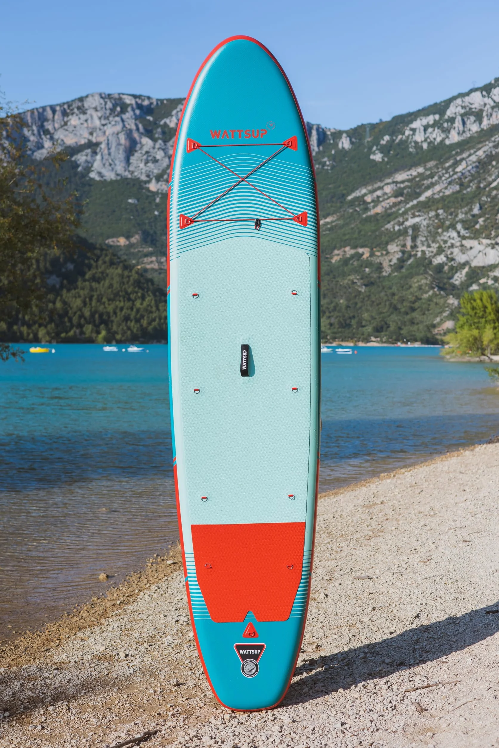 Wattsup - Sup Stand Up Paddle Inflable - Gama First - Dropstitch - Pack Completo: Remo, Leash, Bomba, Bolsa de Transporte