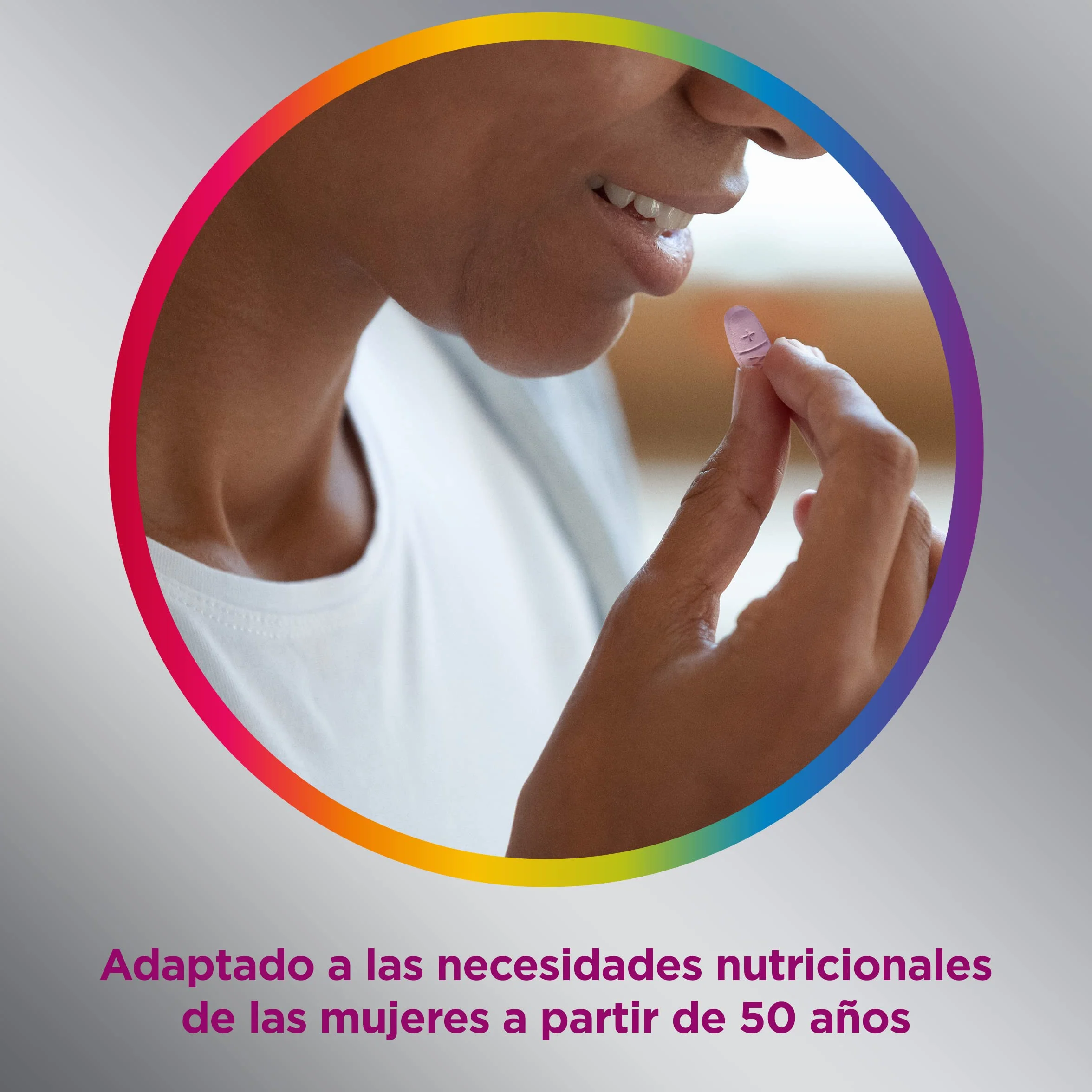 Multicentrum Mujer 50+ Complemento Alimenticio Multivitamínico y Multimineral 90 Comprimidos