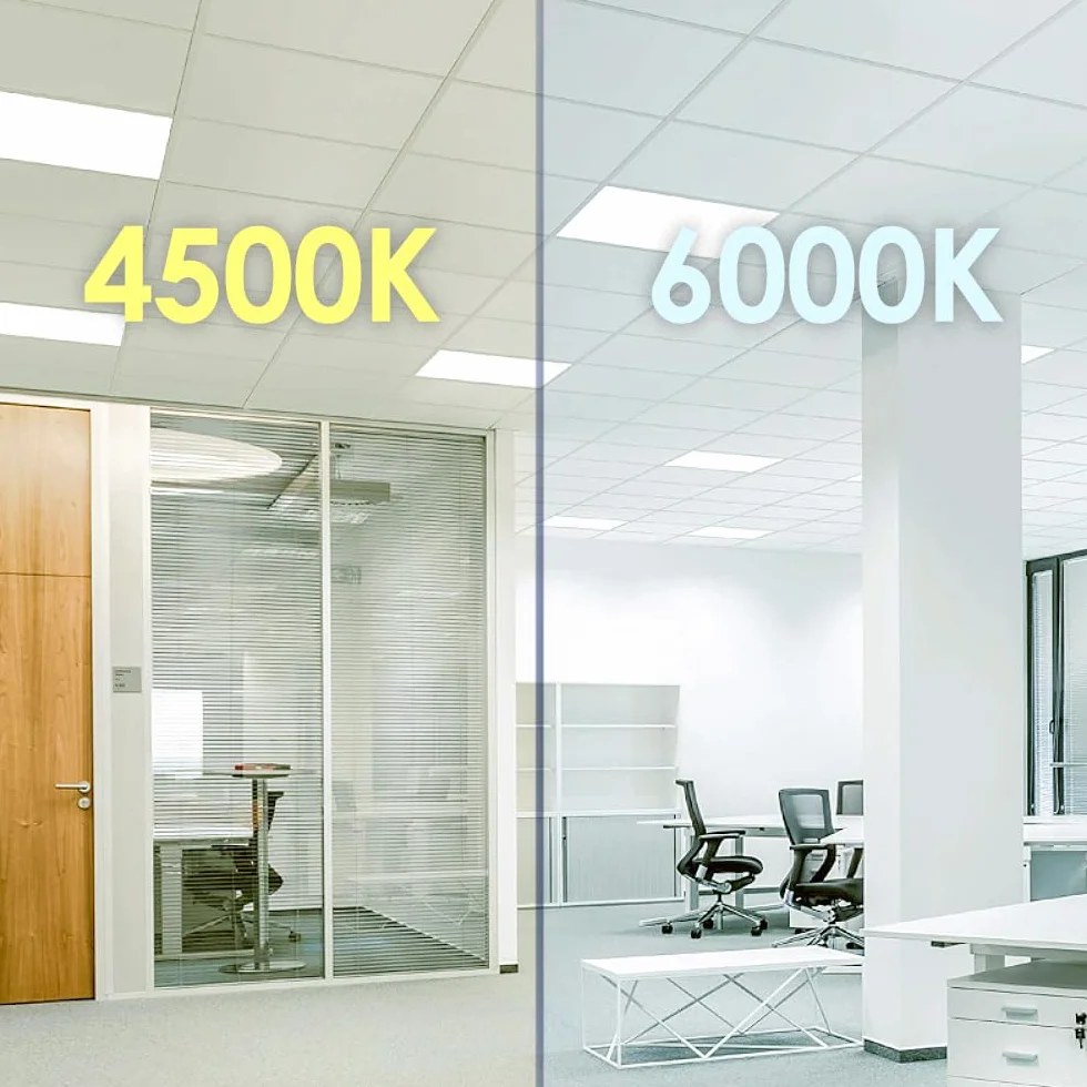 Ledme Pack de 2 Panel LED 60x60 cm 42W Blanco Frío 6000K 4200 lúmenes Empotrable