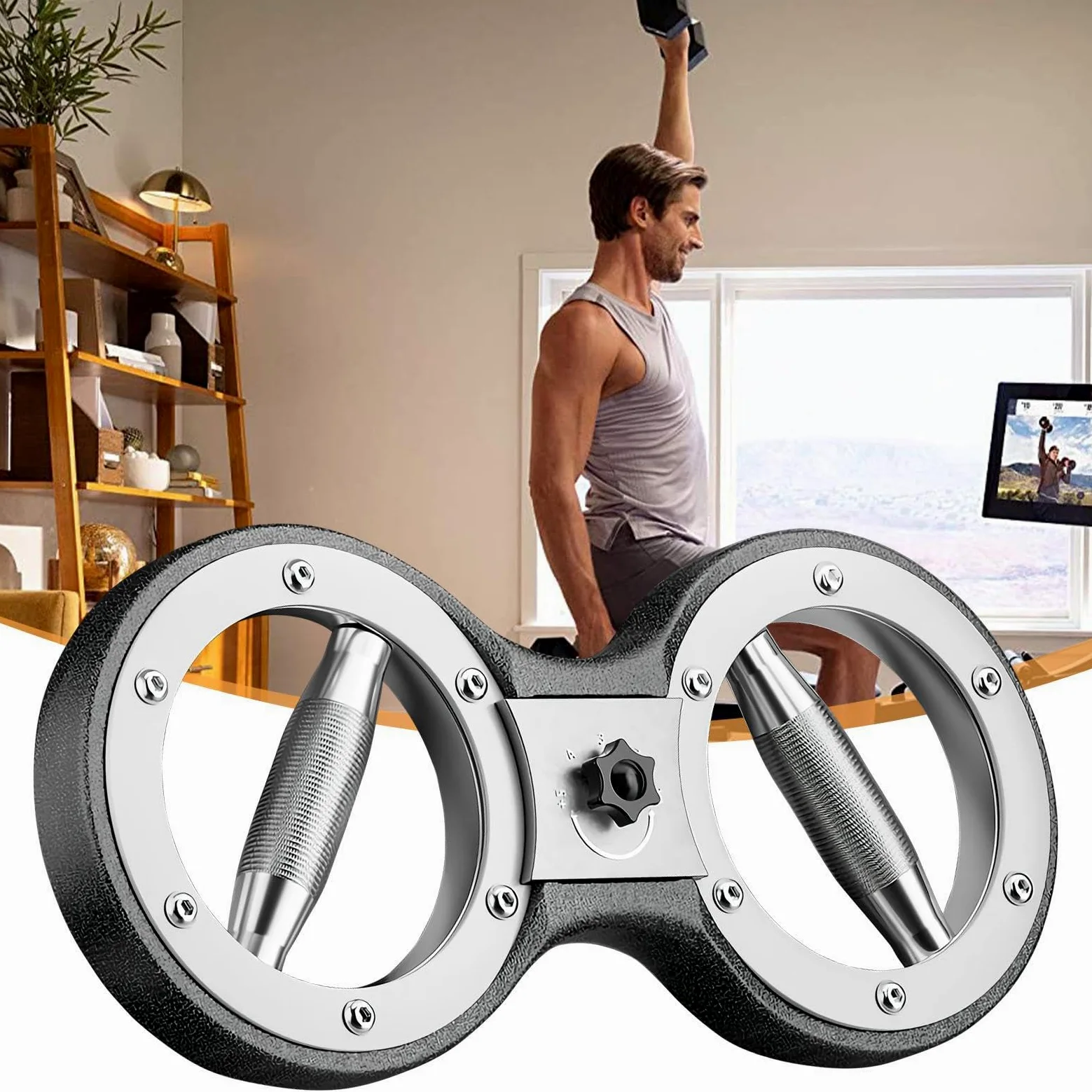 Arm Trainer For Men | 12 Lbs Arm Exercise Equipment Grip Trainer | Effective Strength Builder Adjustable Grip Strengthener, Hand Gripper Workout Equipment For Men Women Chest Strength Training