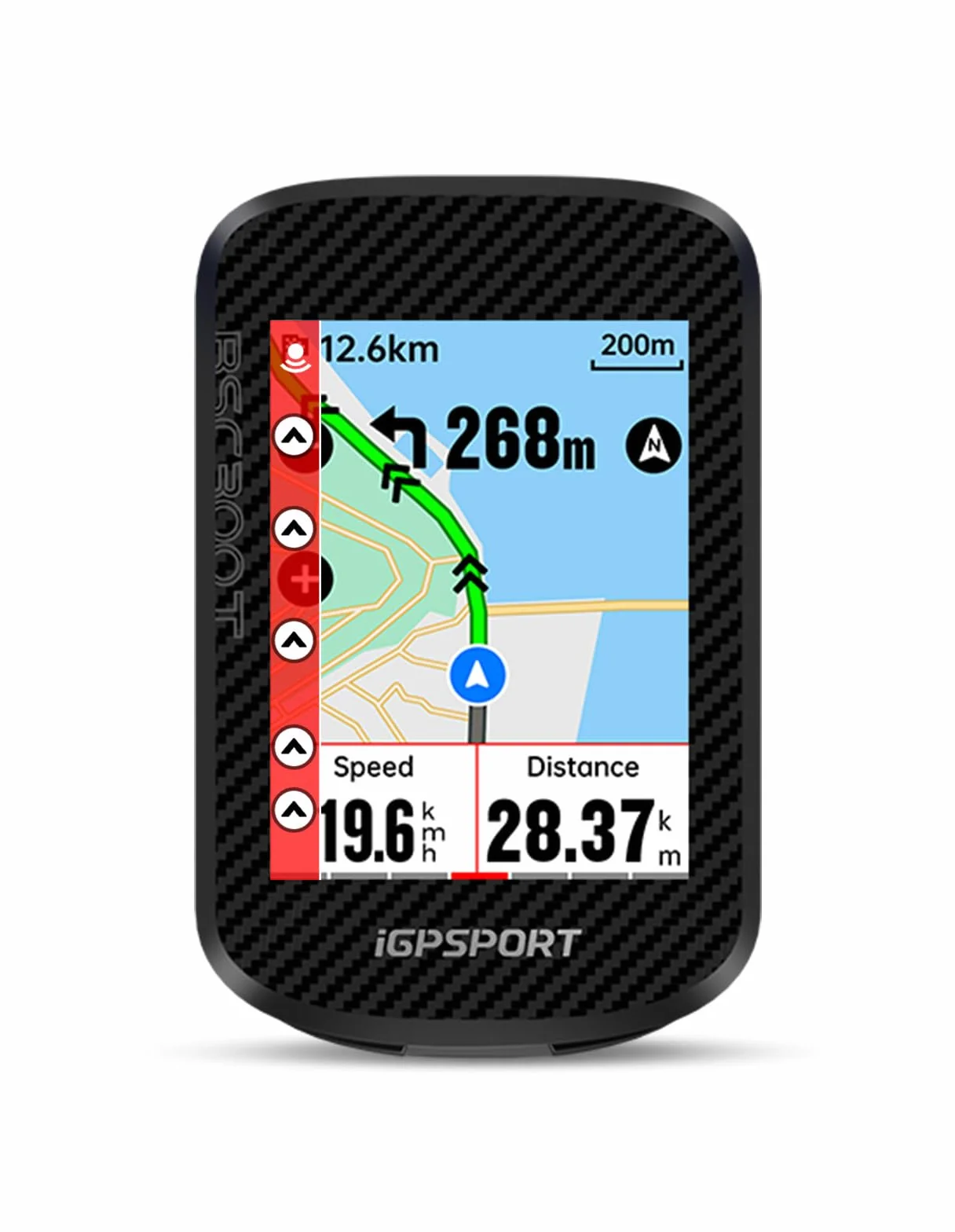 iGPSPORT BSC300T GPS Bicicleta,Navegación con Mapa Pantalla Táctil 2,4'' | Reanudación de Ruta, Cursos de Entrenamiento, Control Di2 y Compatible con Rodillo Inteligente,32GB Ciclocomputador GPS