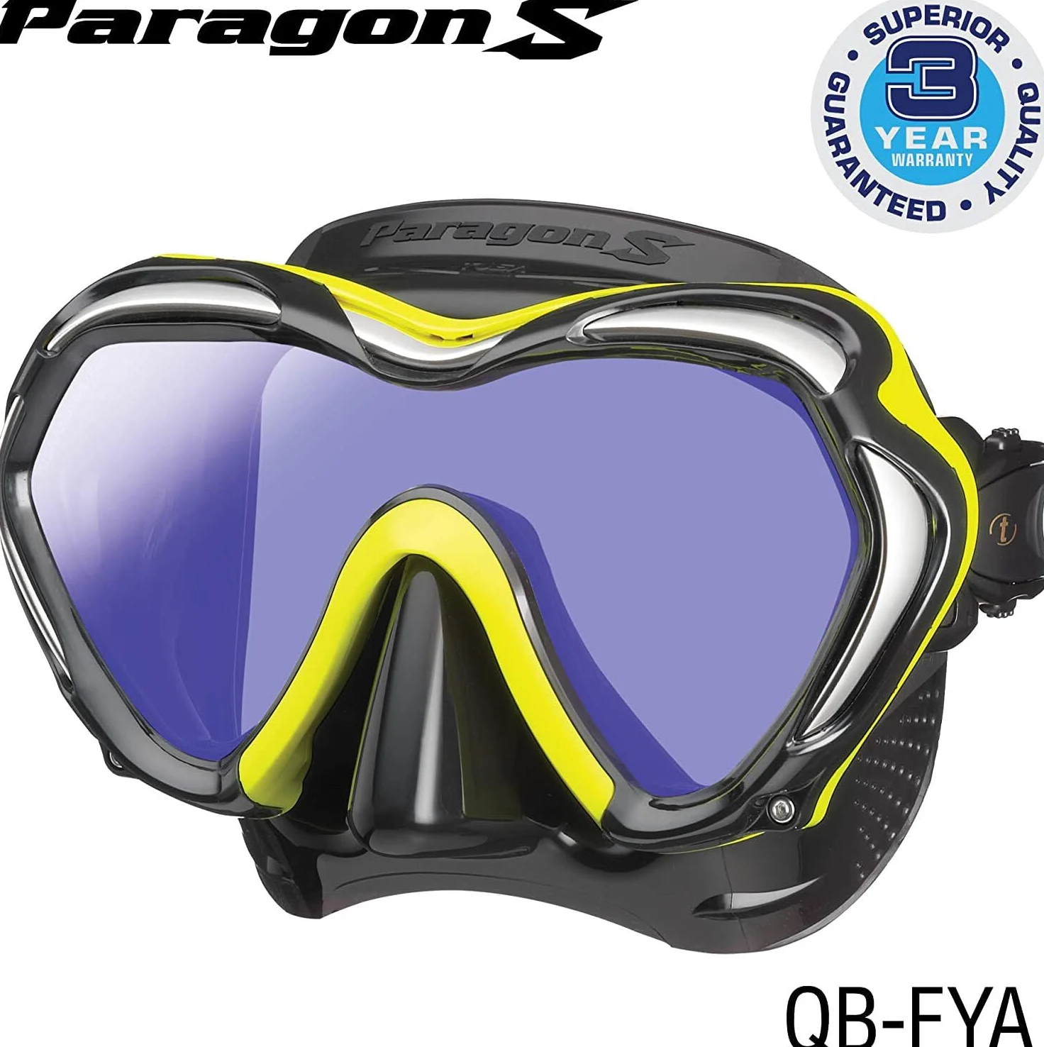 Tusa M1007S Paragon S Mask Black/Energy Green, Gafas Bucear