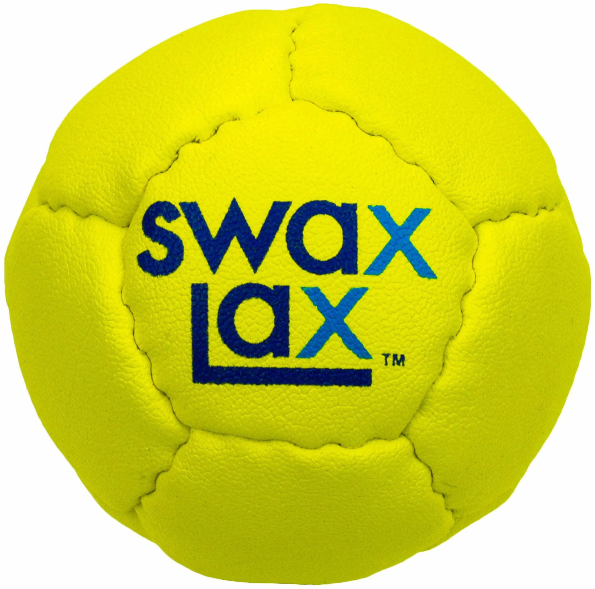 SWAX LAX Bola de Entrenamiento de Lacrosse – Entrenamiento Interior y Exterior Menos Rebote y Rebote