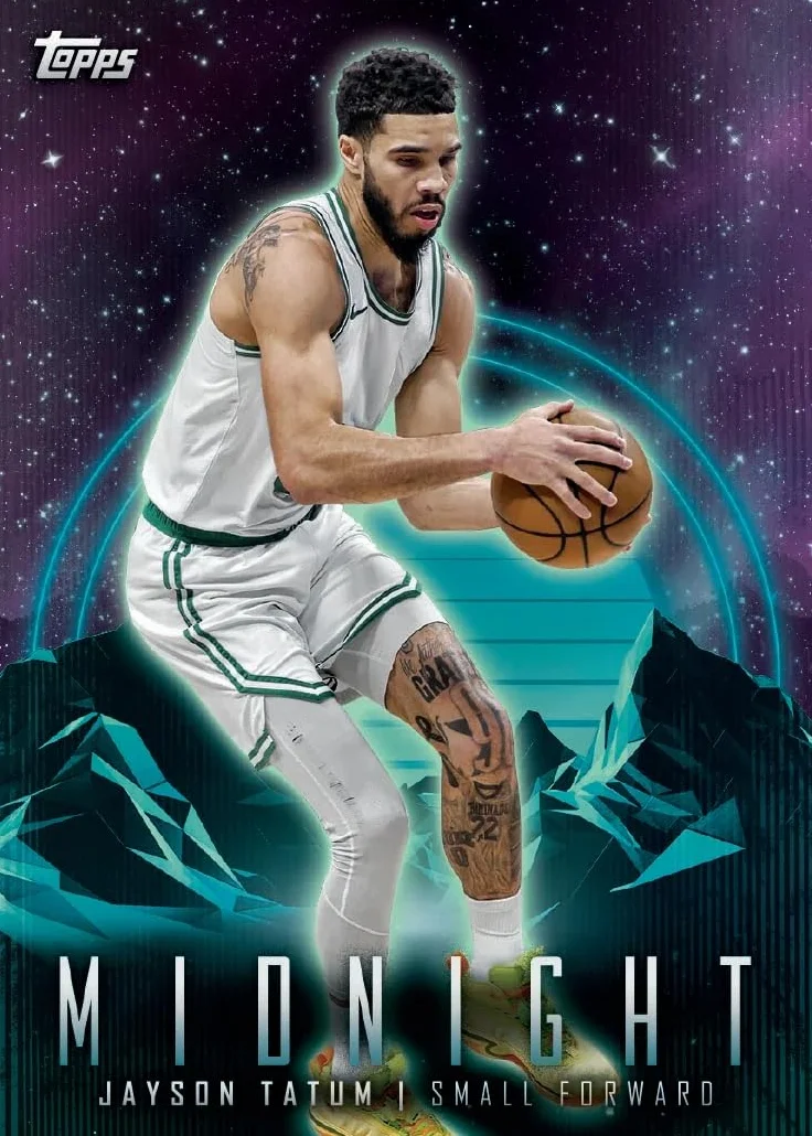 Caja de Tarjetas coleccionables de Baloncesto Midnight 2023/24 (3 autógrafos cromados por Caja de Pasatiempos)