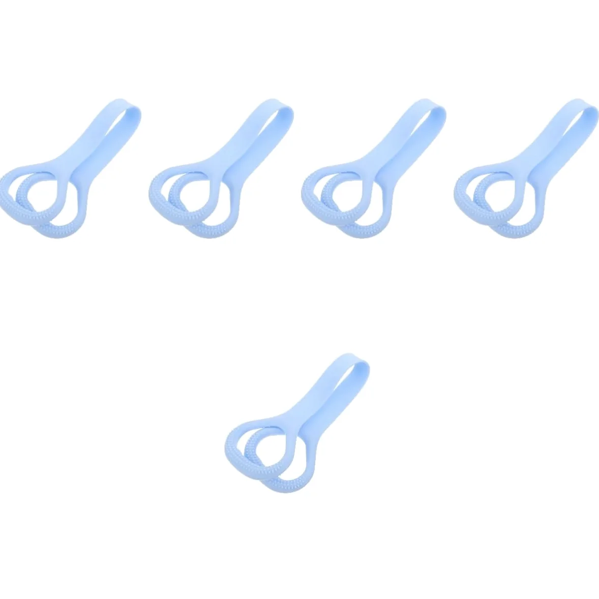 BESPORTBLE Figura 8 Tensor Bandas De Resistencia Bandas De Pilates Banda Elástica Trasera Banda Elástica De Fitness Yoga Bandas De Asistencia para Levantarse Gel De Sílice Sky-Blue