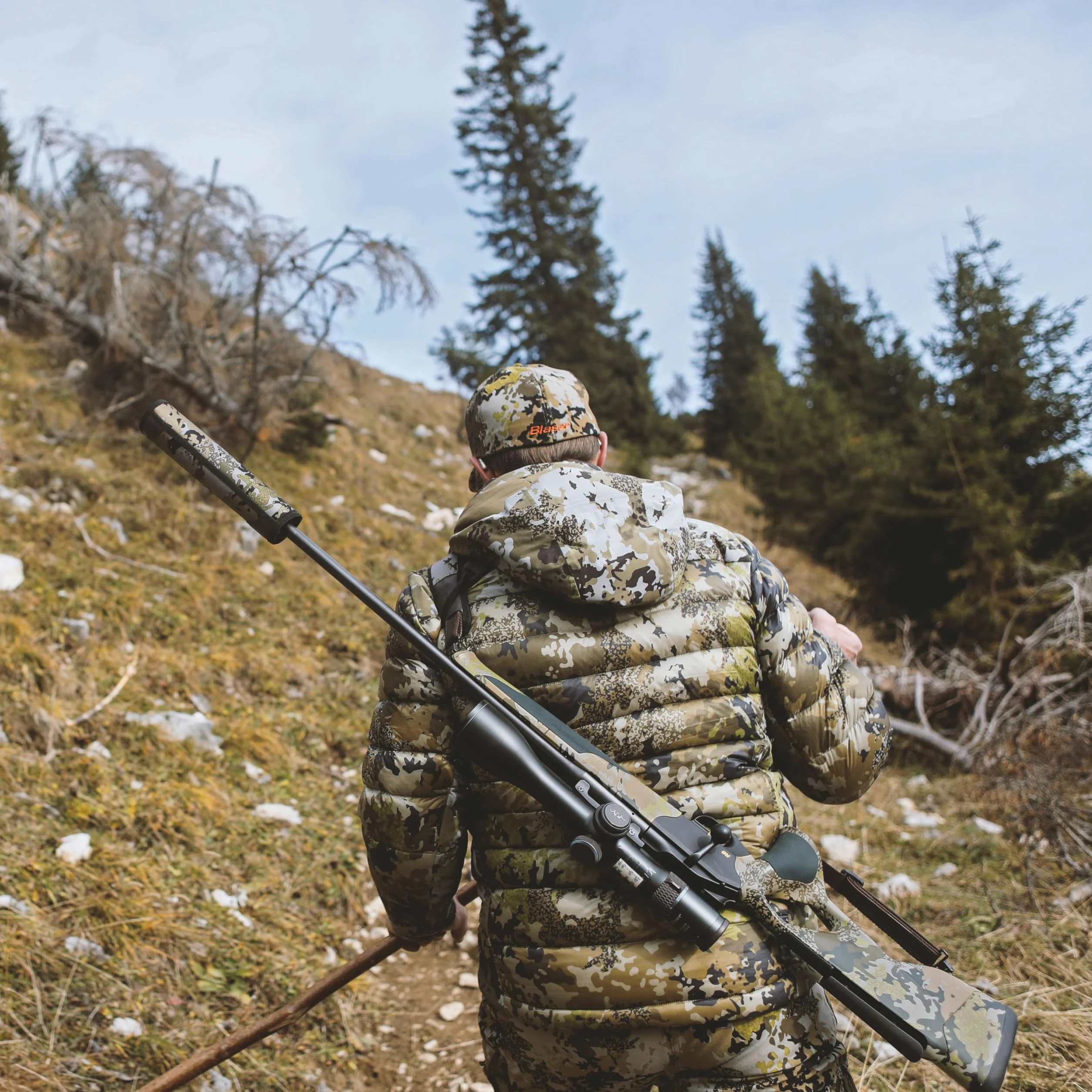 Blaser HunTec - Correa de neopreno para rifle de camuflaje