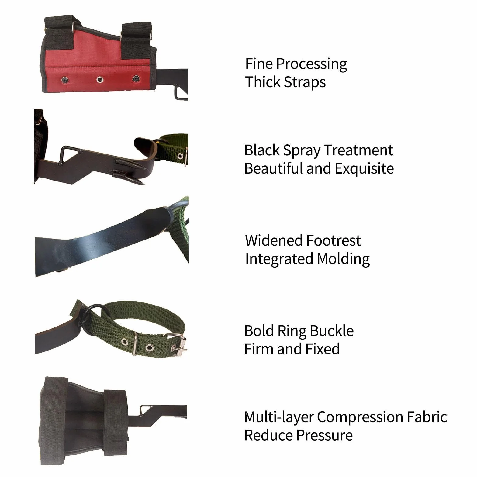 Picos de equipo de escalada de árboles, equipo de escalada de árboles, picos de escalada de árboles para zapatos, botas, kit de artefactos de equipo de escalada de árboles, herramienta de ayuda de