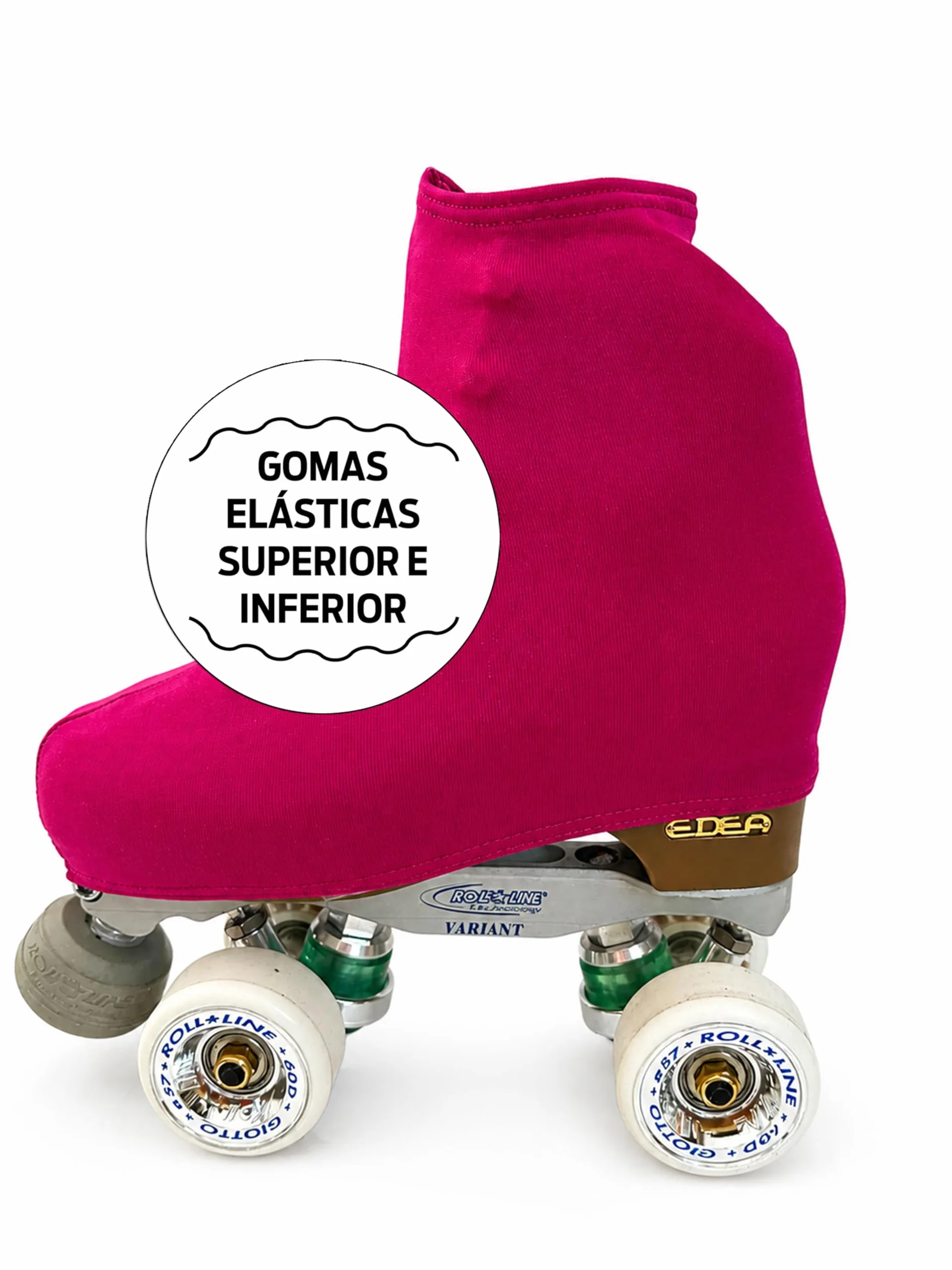 CRL Genérico Cubre patín para niña y Mujer, Funda PatinSkate, Professional Skating, Patinaje Hielo,artístico o en línea. 180 Densidad. Talla Universal Adulto y niños. Color Fucsia