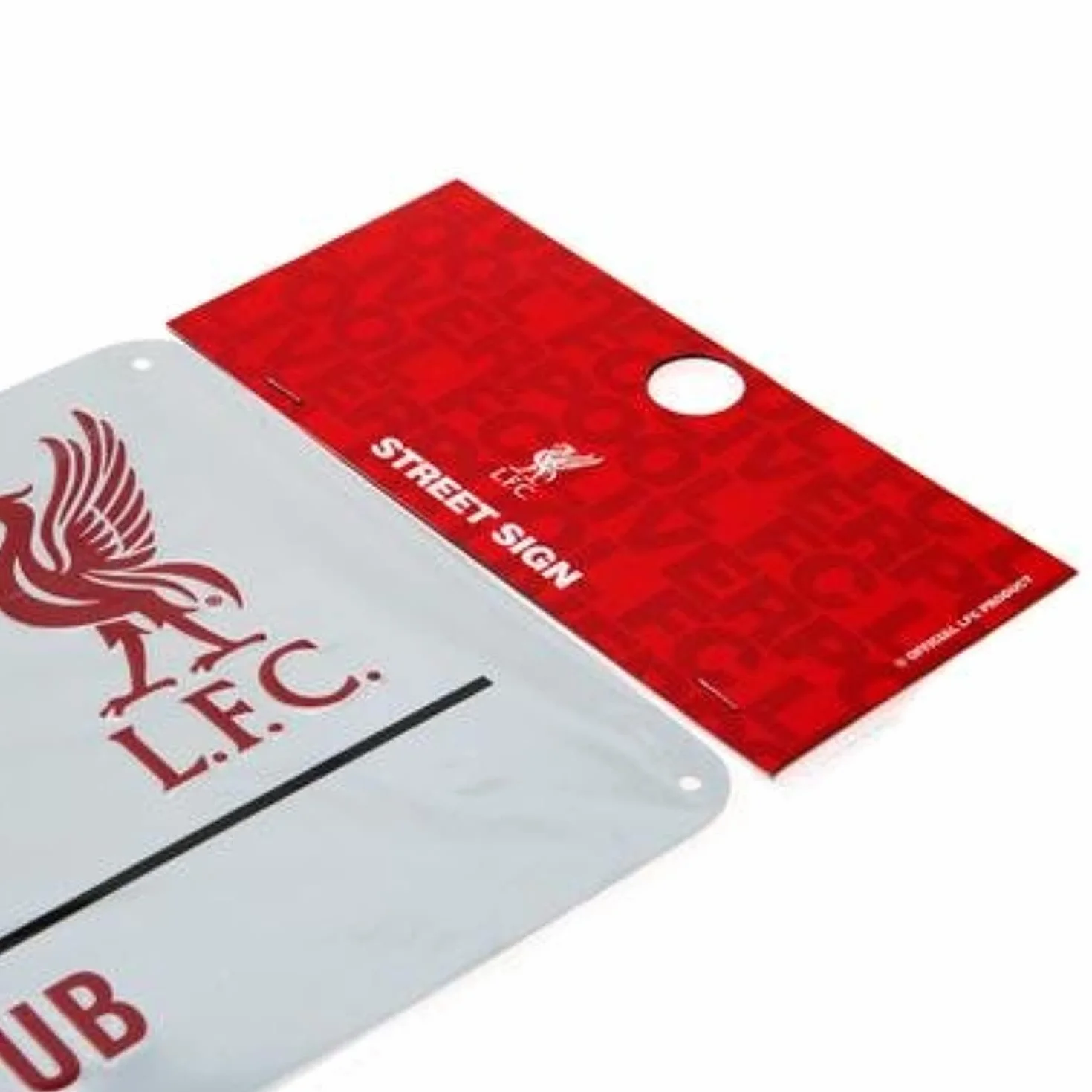 Liverpool F.C. - Placa de Calle de Ainfield Road de Metal