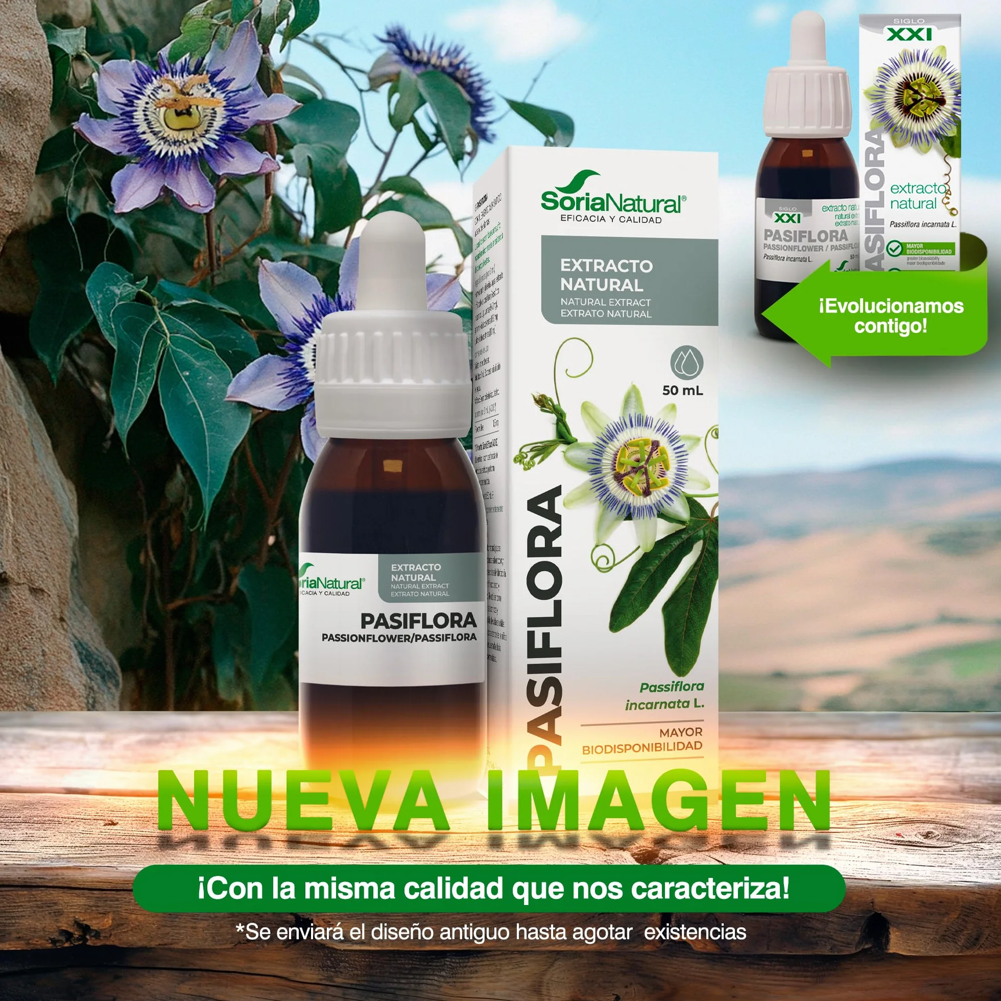 Soria Natural Extracto Pasiflora S.XXI Complemento alimenticio 50 ml