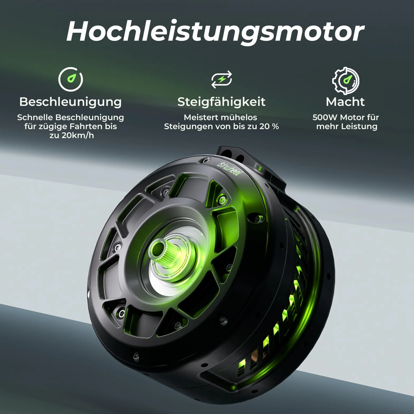 isinwheel S9MAX Patinete eléctrico Adulto 500 W 10,4 Ah 40 km 10" amortiguación Pantalla LED