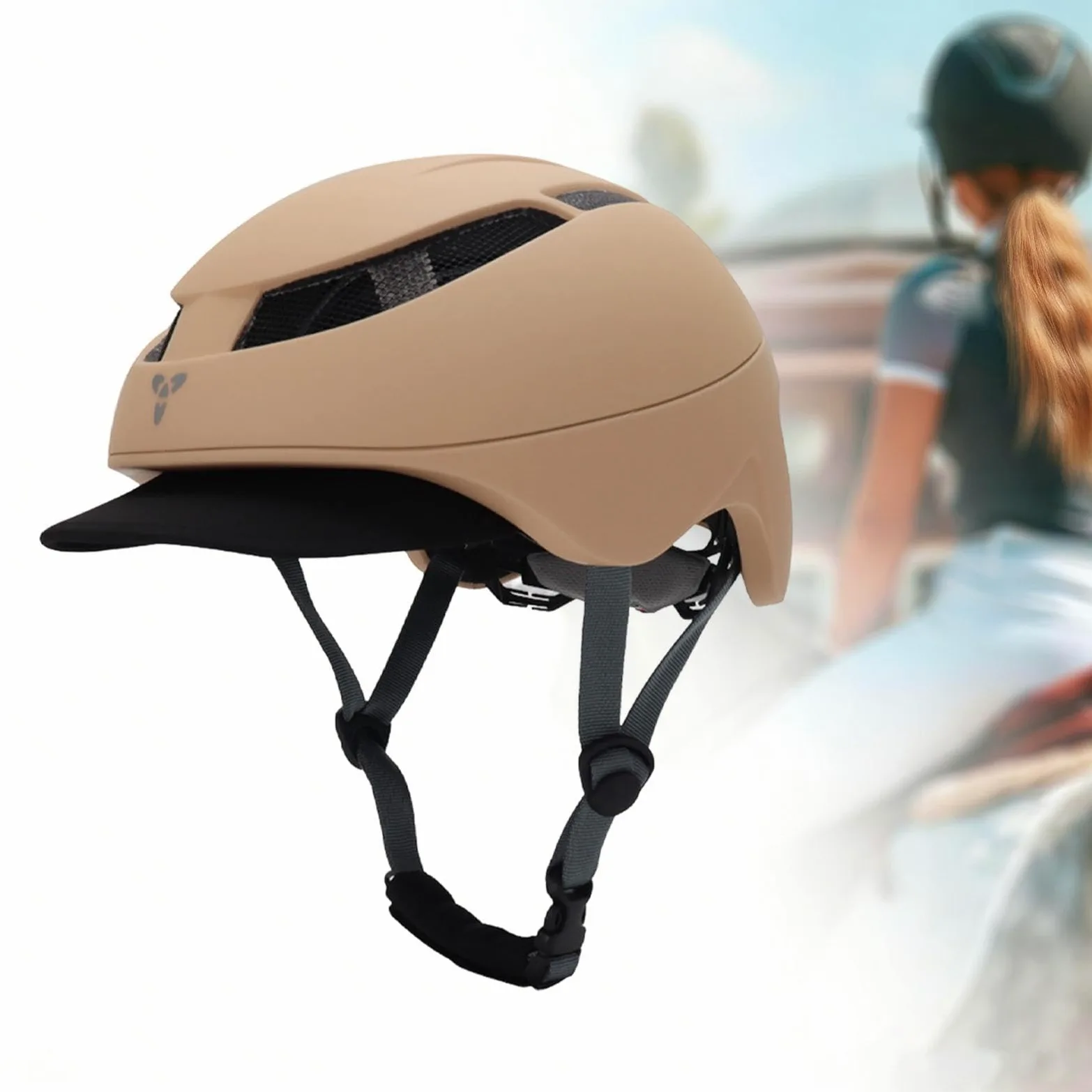 predolo Casco Ecuestre Casco para Montar Accesorios Resistentes Transpirable Ajustable Suministros ecuestres para Montar