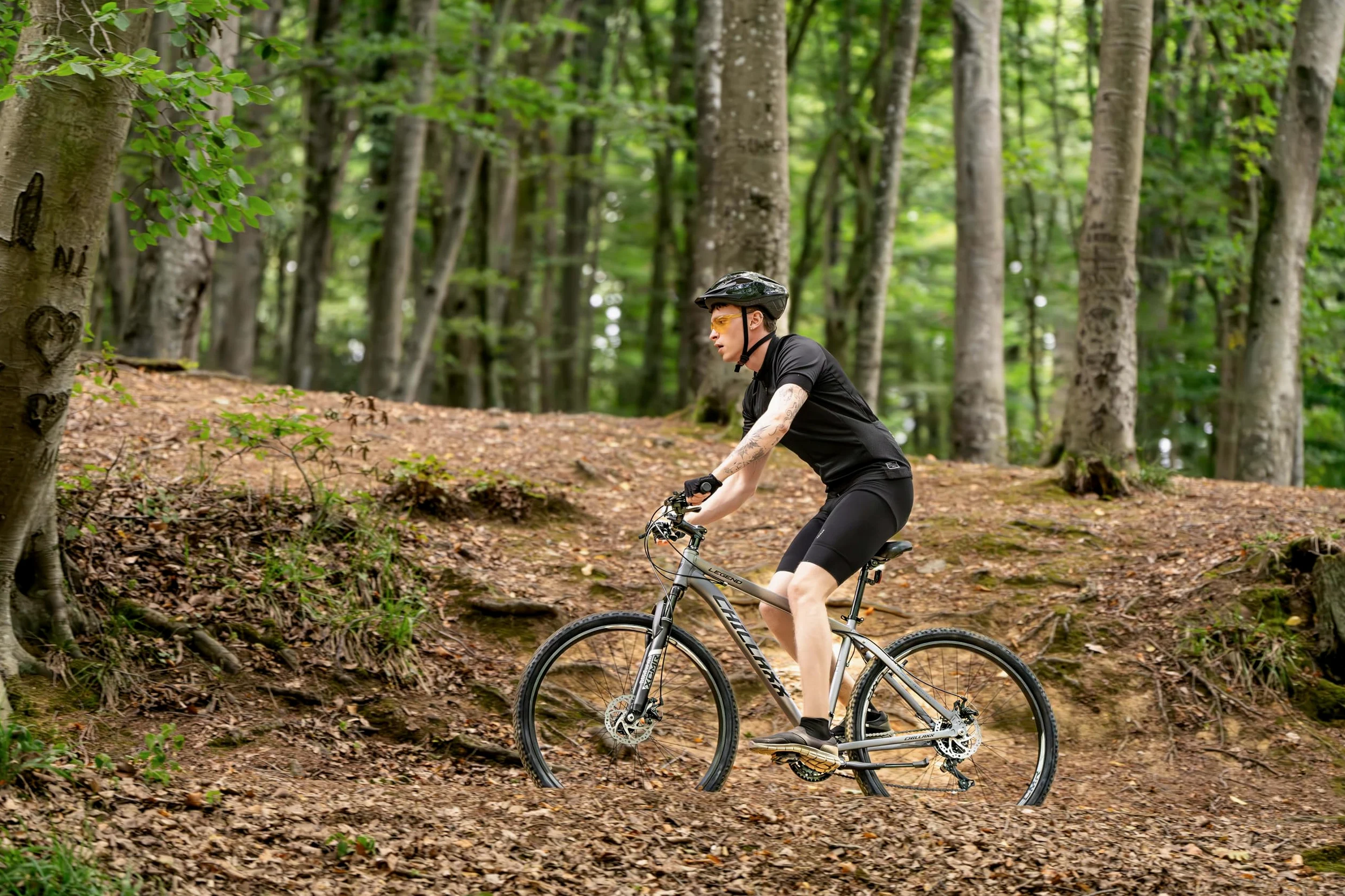 Chillaxx Bicicleta Legend Aluminio 24, 26, 27,5 y 29 Pulgadas,Mountain Bike MTB Bicicletas para niños y niñas, Hombres y Mujeres, 21 velocidades de Cambio de 29 Pulgadas, Freno de Disco Negro y Rojo