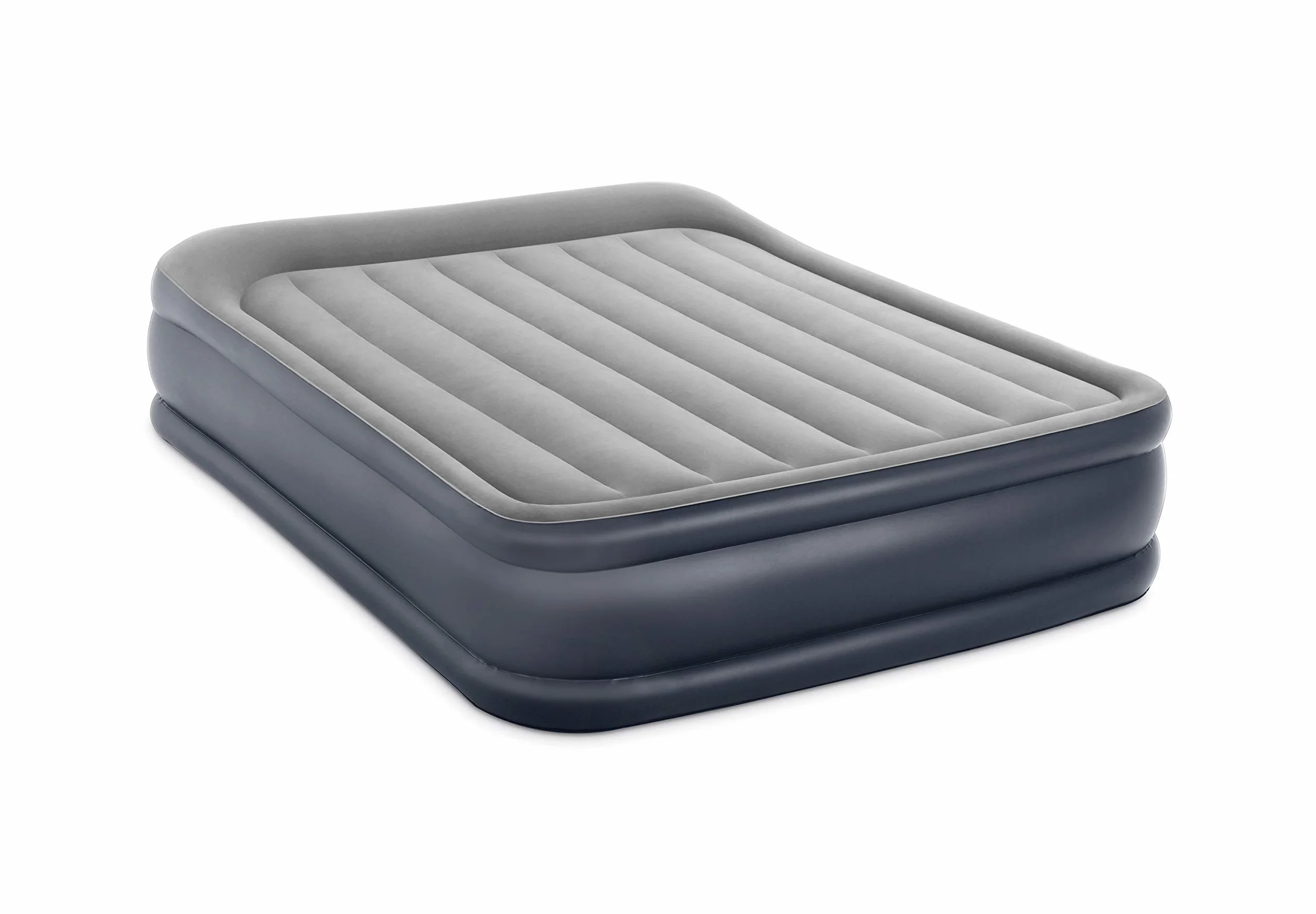 Intex 64136 Deluxe Pillow Rest Colchón Hinchable Doble, con Tecnología Fiber-Tech, de la Línea Dura-Beam Plus, Medidas 152x203x42 cm, Peso Máximo 272 kg
