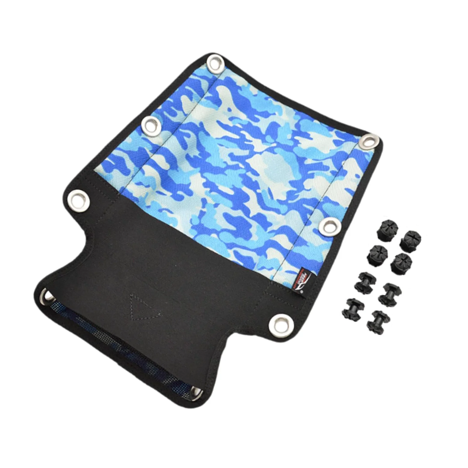 Almohadilla para Placa Trasera de Equipo de Buceo técnico con 8 Tornillos, Ligera y cómoda para bucear. La Almohadilla para Placa Trasera de Buceo está Hecha de
