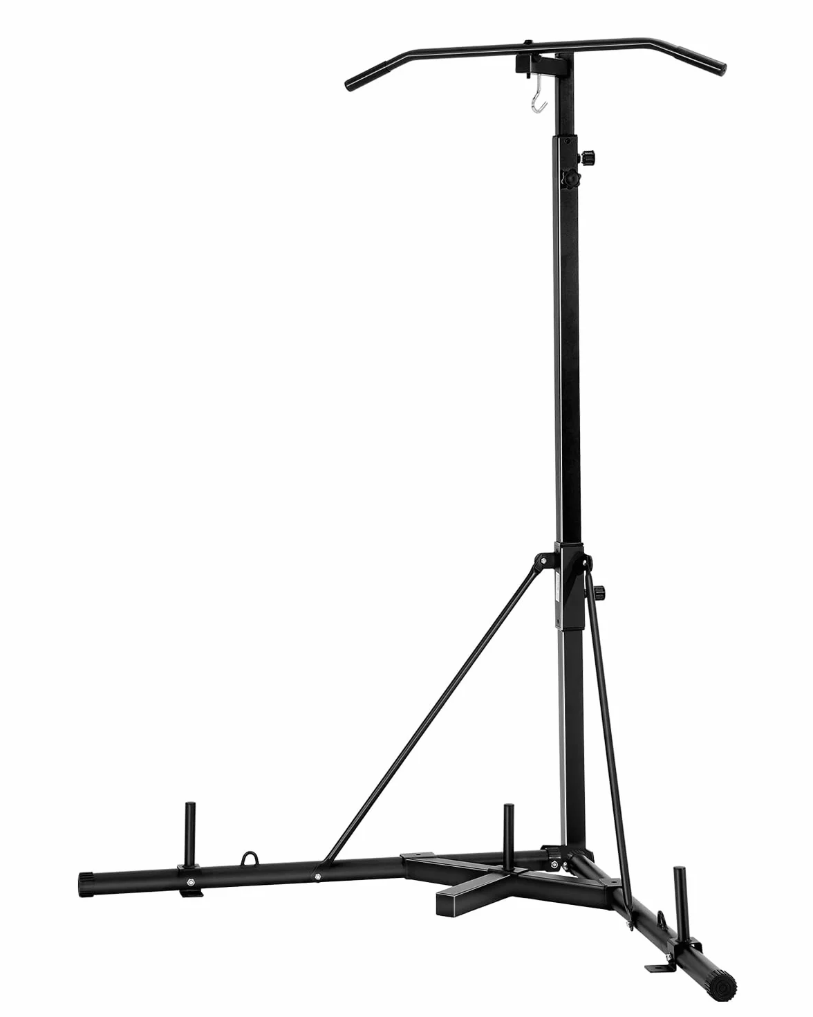 VEVOR Soporte para saco de boxeo, ajustable en altura, base pesada, soporta 140 libras, acero resistente