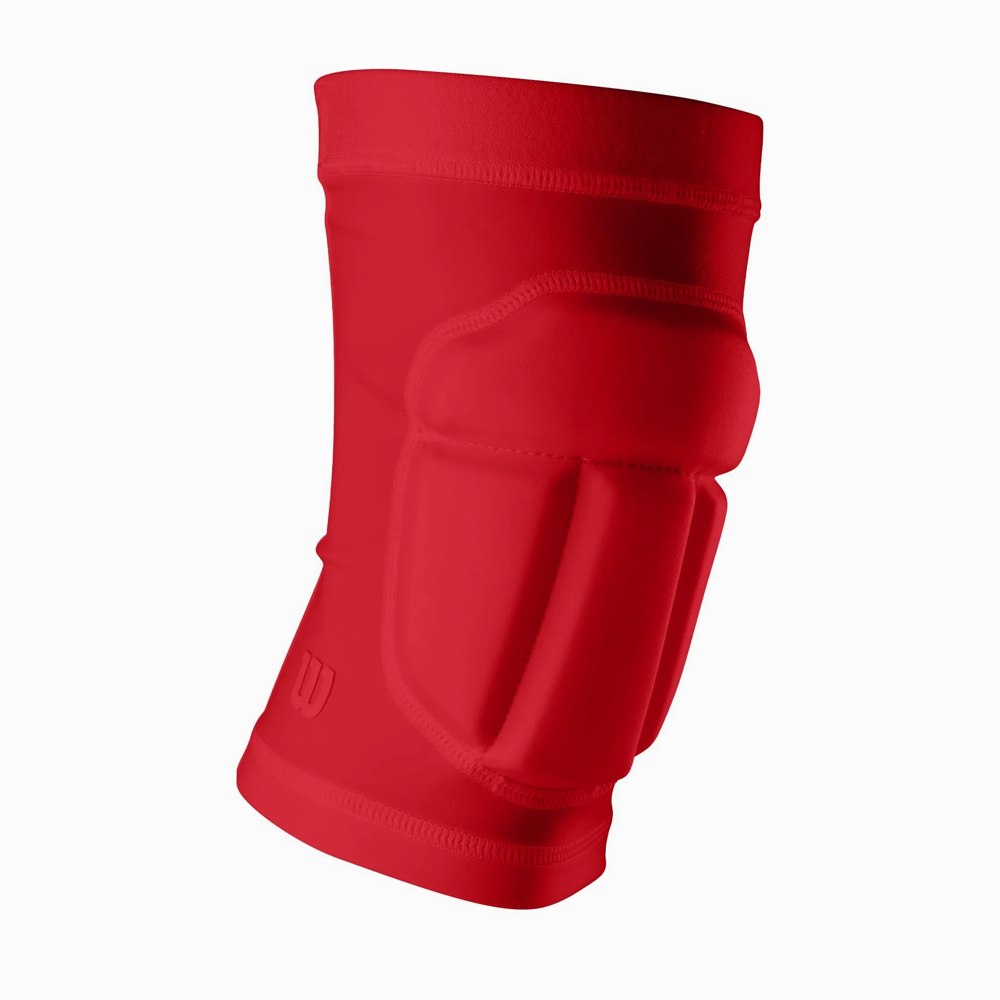 Wilson Helix - Rodilleras de voleibol, color rojo, tamaño mediano