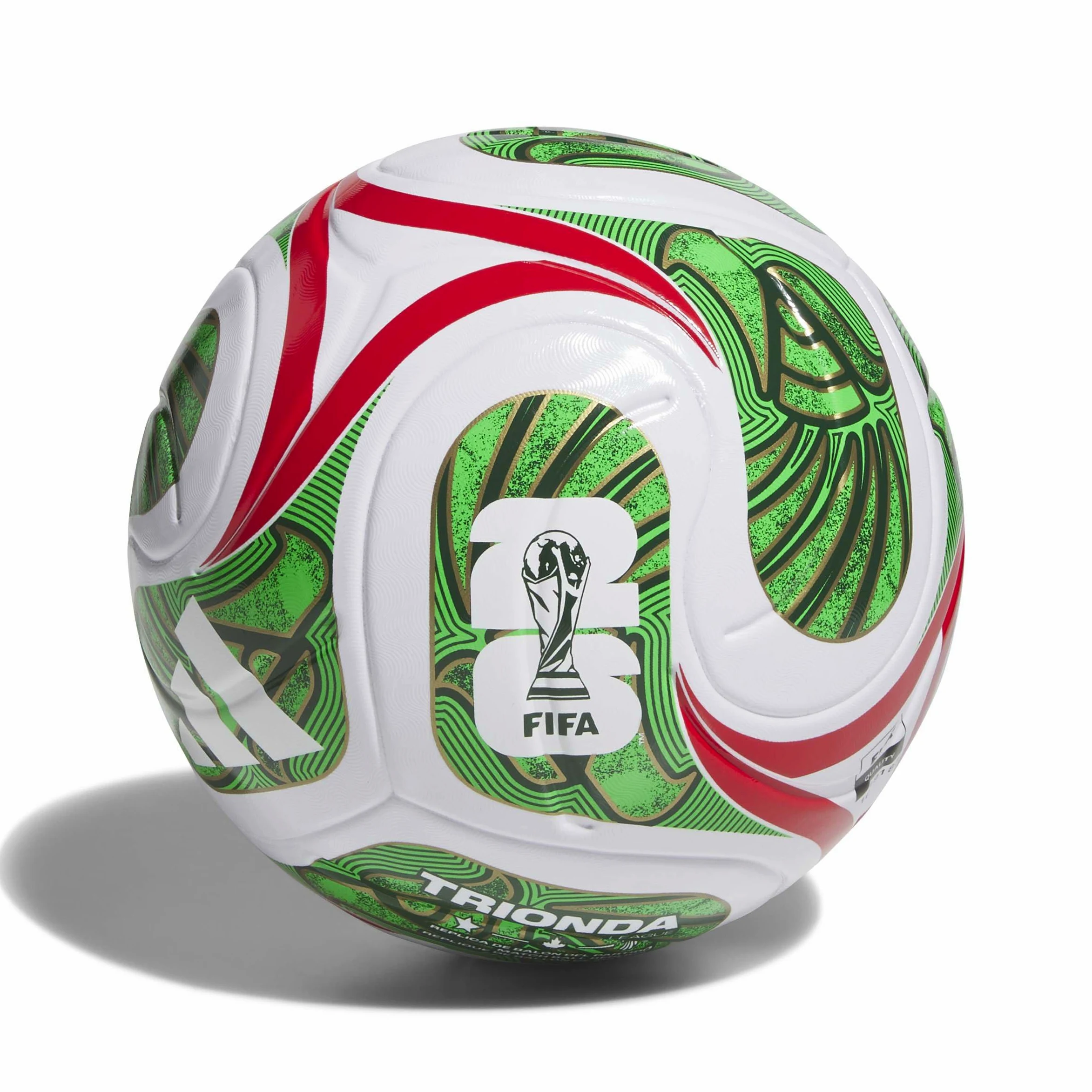 adidas Réplica de la Copa Mundial de la FIFA 2026™ - Edición de México, Estados Unidos y Canadá | Cosido a máquina, vejiga de butilo y certificado de calidad FIFA