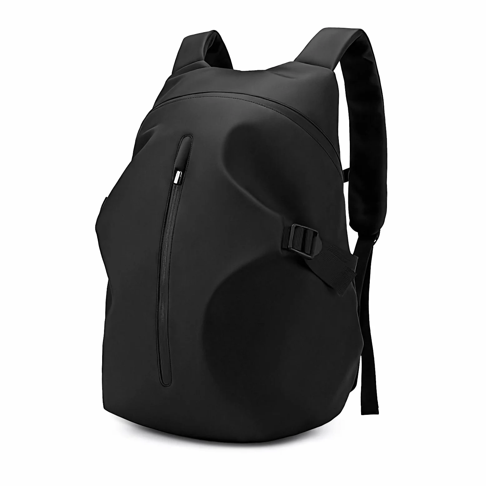 Mochila de motocicleta resistente al agua con compartimento para casco, mochila de viaje para ciclismo, mochila para laptop de negocios, mochila escolar ligera casual negra