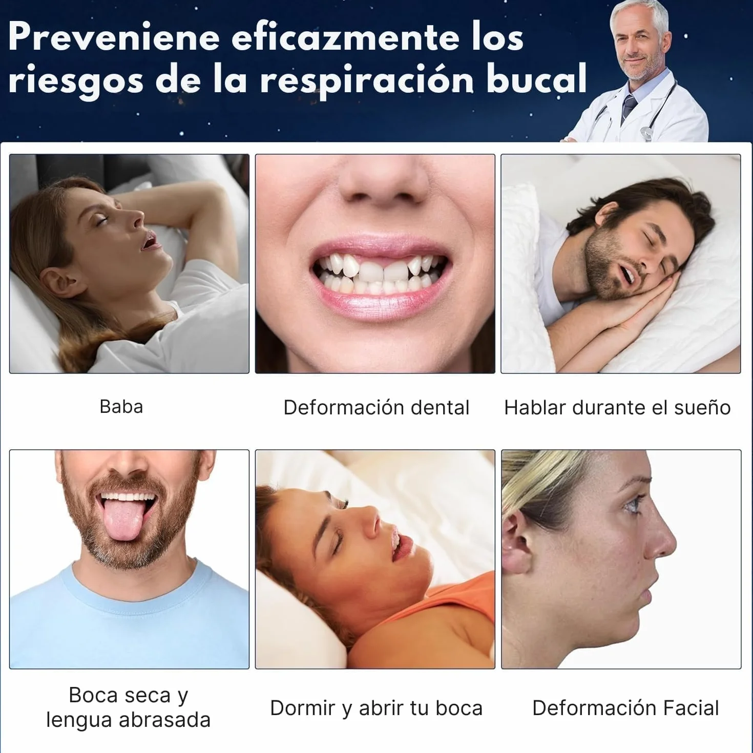 HN PACK AHORRO 150 Tiras Bucales Para Dormir Antironquidos Adhesivo Hipoalergénico Mouth Tape