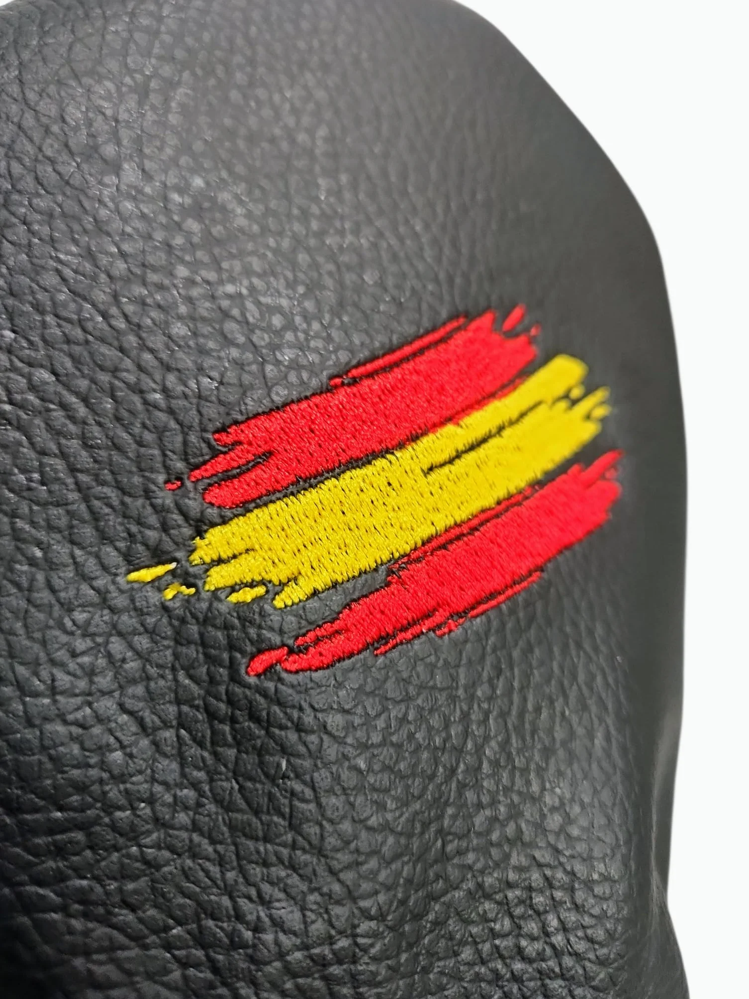 Funda de Piel para Driver con Bandera España Bordada Impermeable | Hecha en España