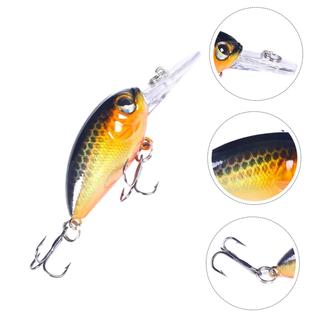 ibasenice señuelo Cebo pececillo señuelos cebos Buceo abordar Suministros de Pesca Artificial Cebo de Pesca señuelos de Pesca simulados AbS Colorful