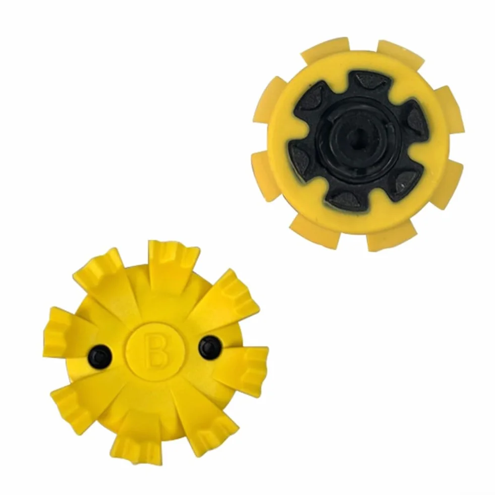 Twist 3.0 - Juego de 16 tacos de goma para zapatos de golf diseñados para uso en cursos de múltiples condiciones (azul-blanco)