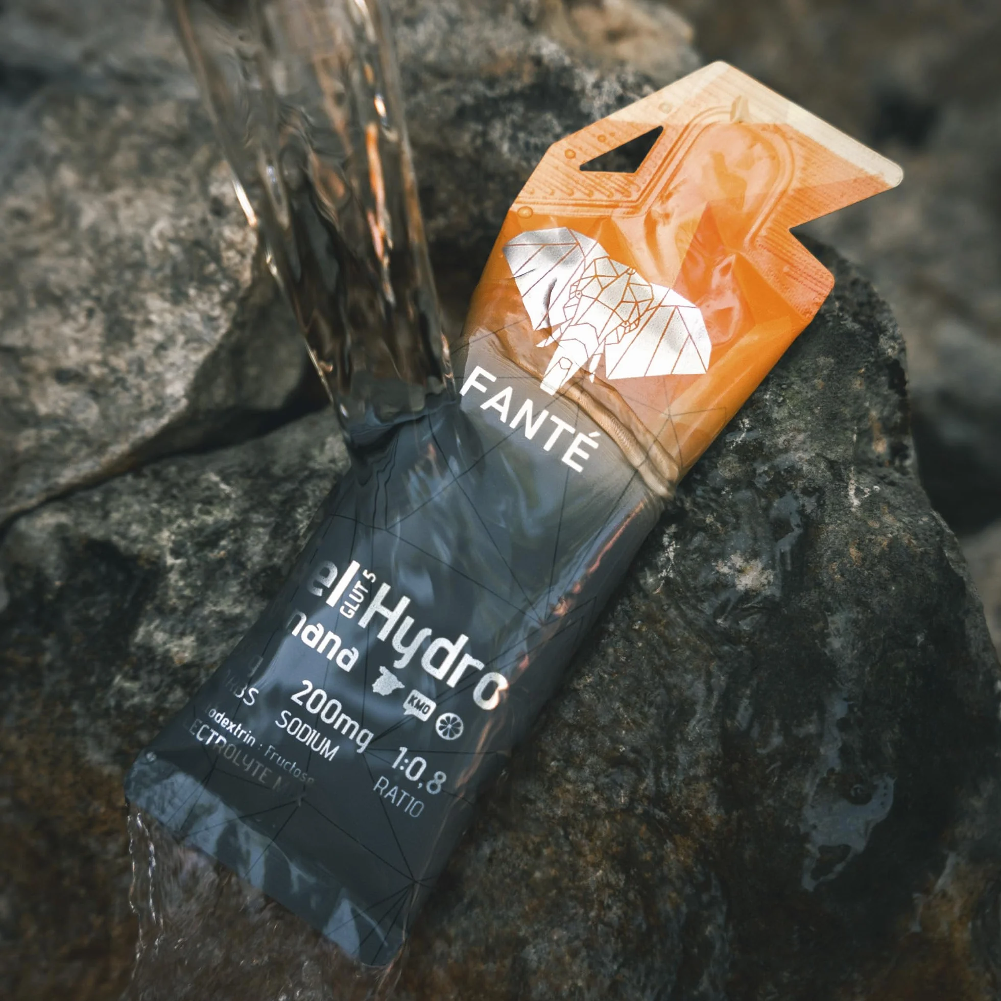 FANTÉ Pack Hydro 35 | 6 Geles Energéticos con 35 g de Carbohidratos para Running, Ciclismo y Resistencia
