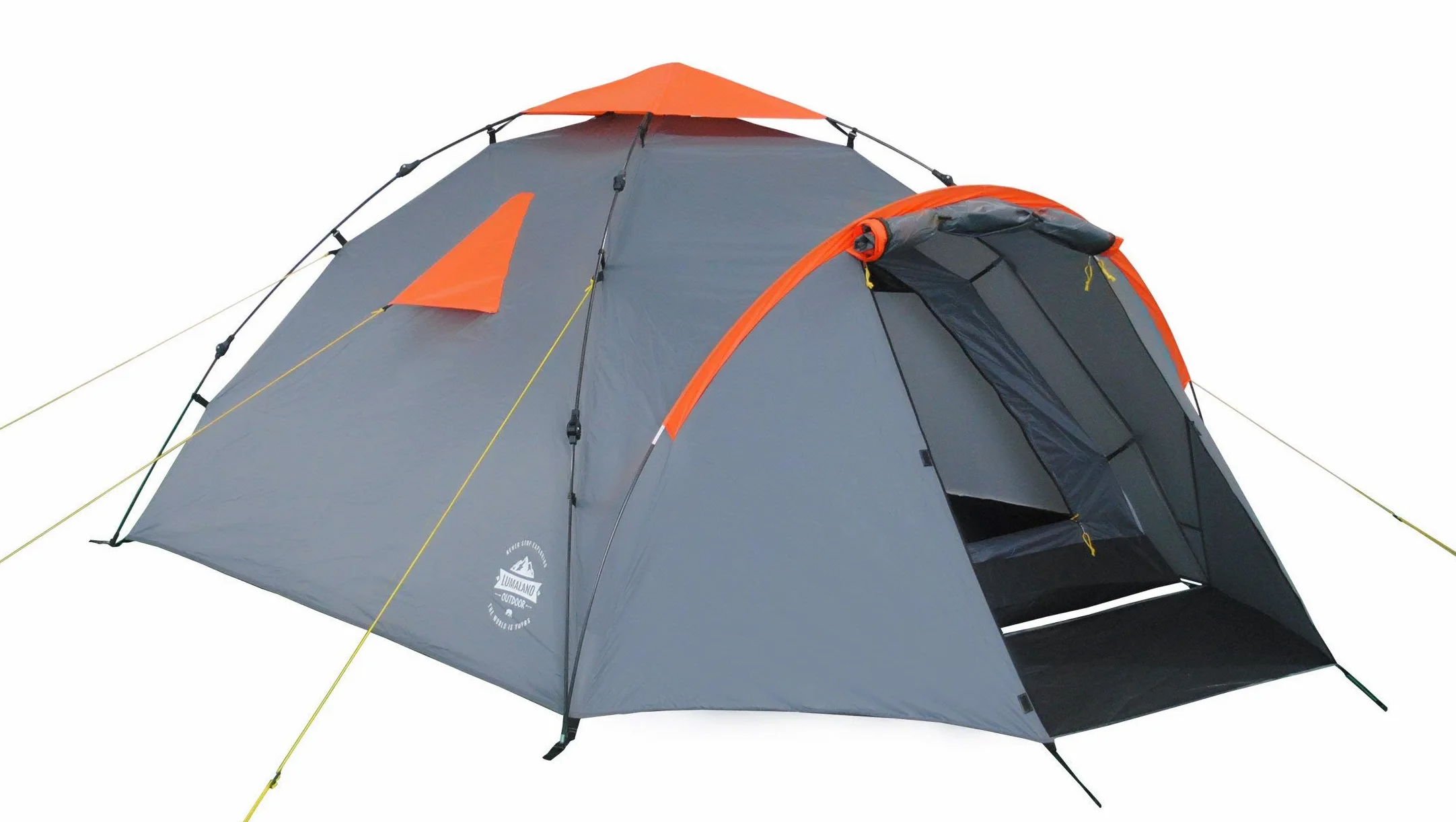 Lumaland Where Tomorrow Pop Up Tienda Inflable | Tienda Familiar 3-4 Personas | 210x210x120 cm | Impermeable y Resistente al Viento | Camping, Festival, Viajes, Playa | Ultraligera y Resistente