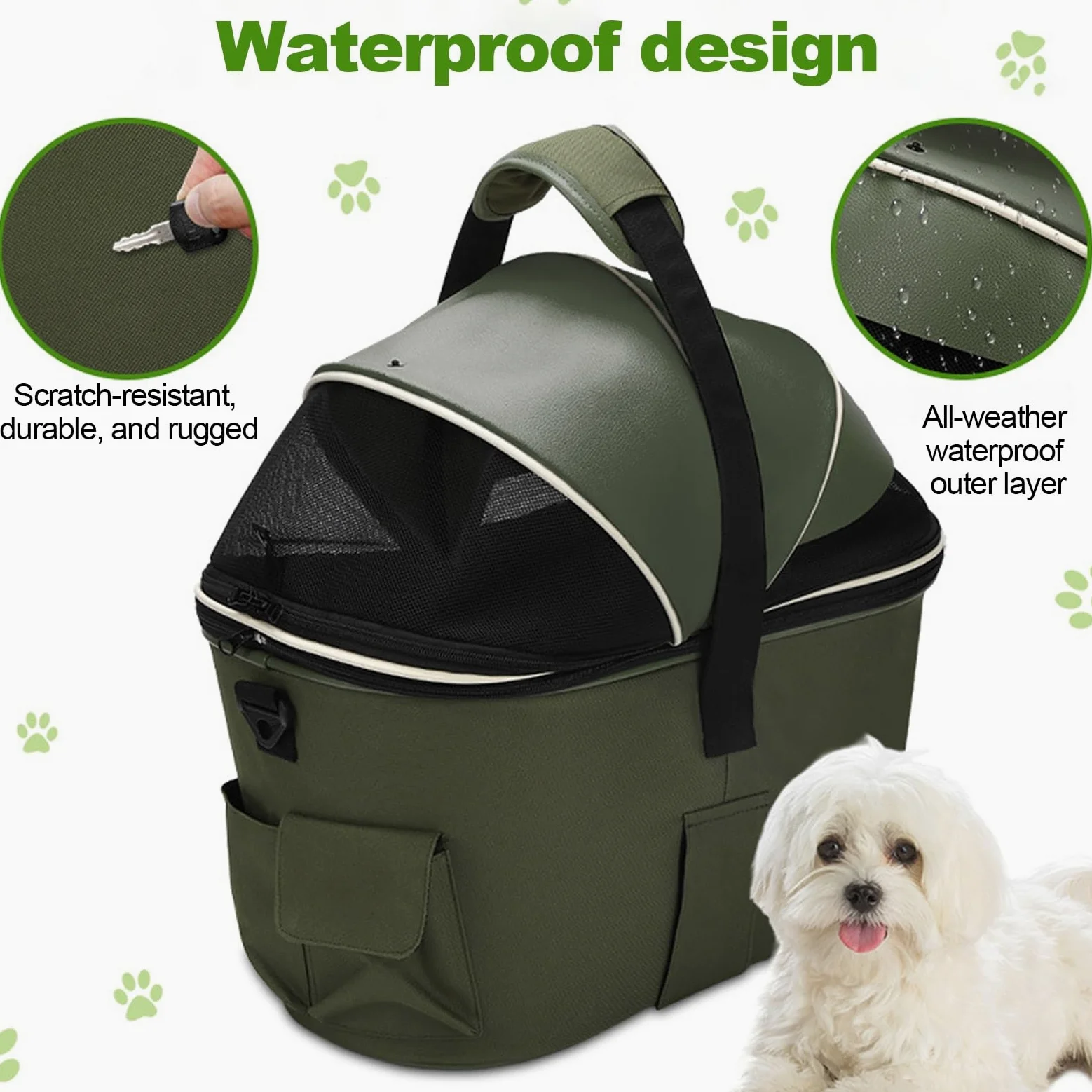 Cesta For Bicicleta For Perros,Transportador For Perros En Bicicleta Eléctrica,Cesta For Bicicletas For Adultos, Impermeable Y Ventilada,Adecuada For Mascotas Que Pesen Hasta 5 Kg (11 Lbs)