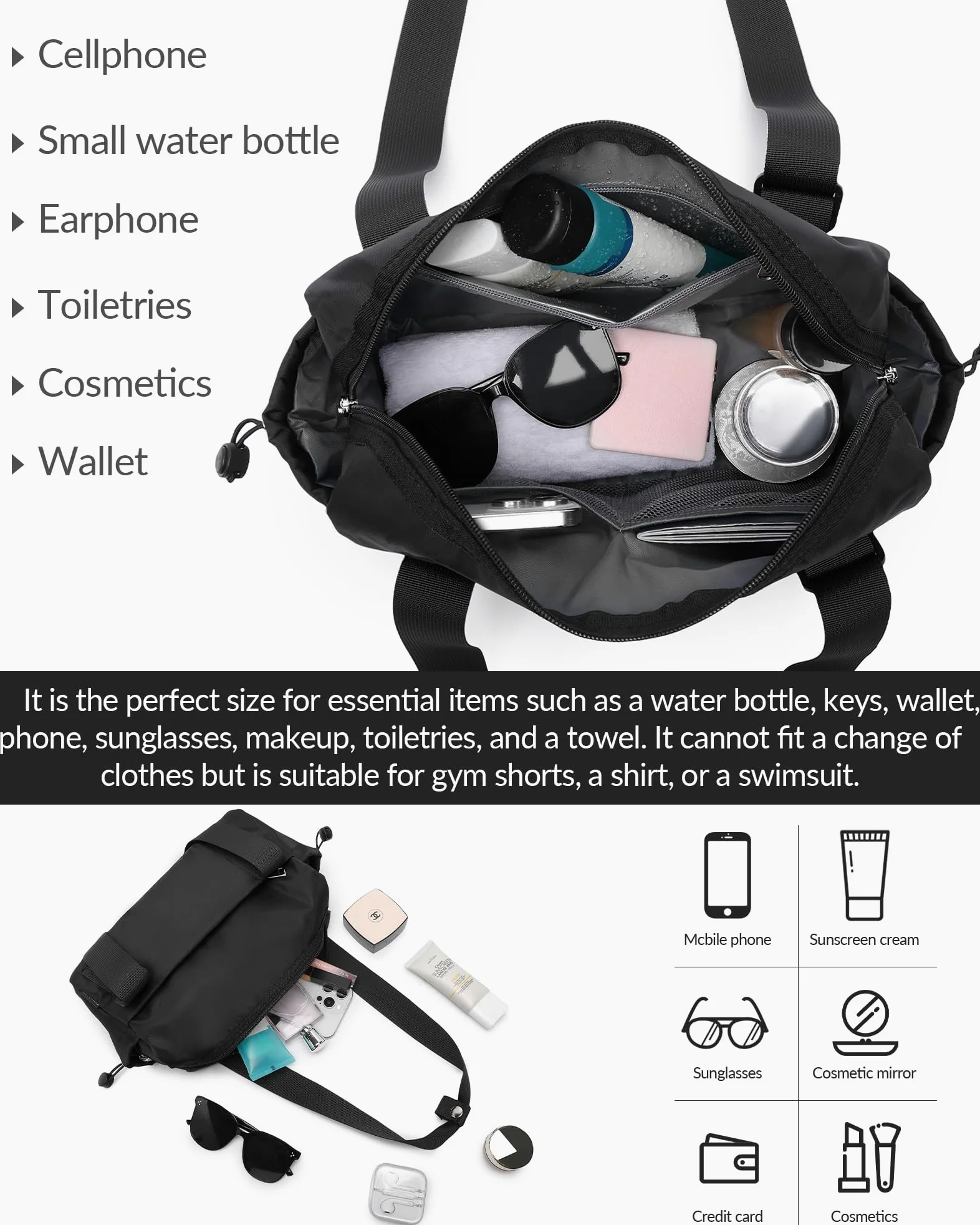 Pequeña bolsa de gimnasio para mujer, mini bolsa de lona rosa con bolsillo húmedo, ligera, impermeable, bonita bolsa de mano para niñas, entrenamiento, deportes, viajes