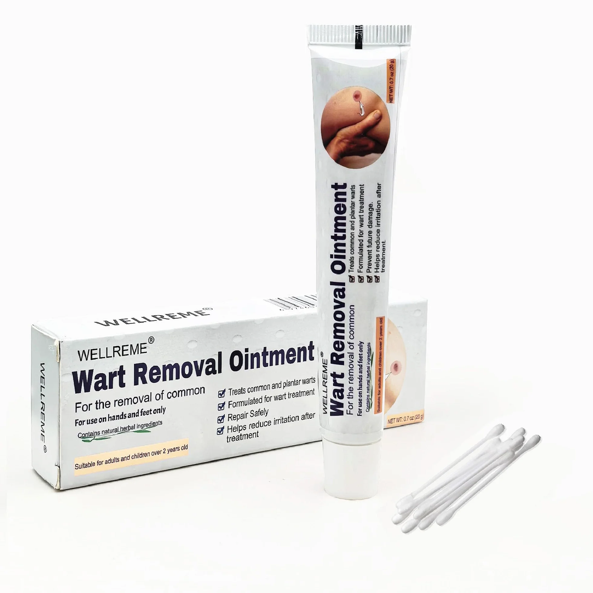 Crema eliminar verrugas 20g para verrugas plantares