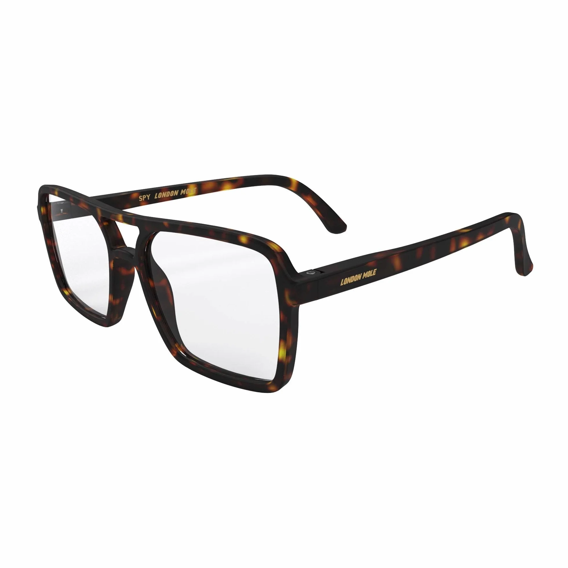 LONDON MOLE® Gafas de lectura cuadradas Unisex con bisagras de primavera