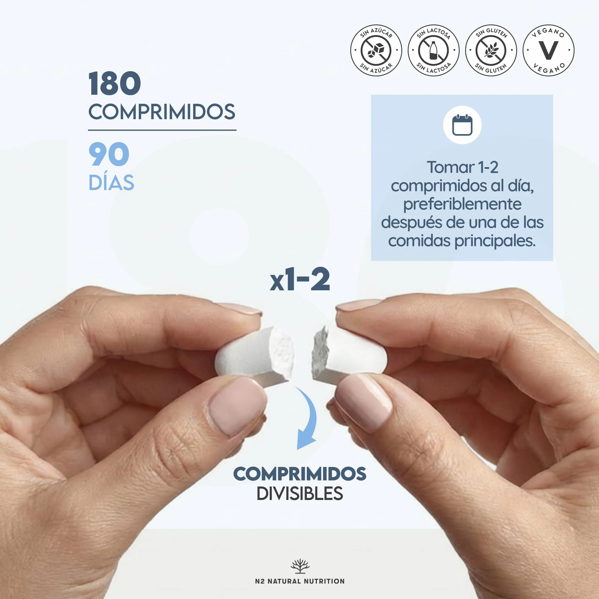 Citrato de Magnesio 1440mg + Magnesio Bisglicinato 600mg + Malato 600mg 440mg Elemental Alta Biodisponibilidad 3 meses