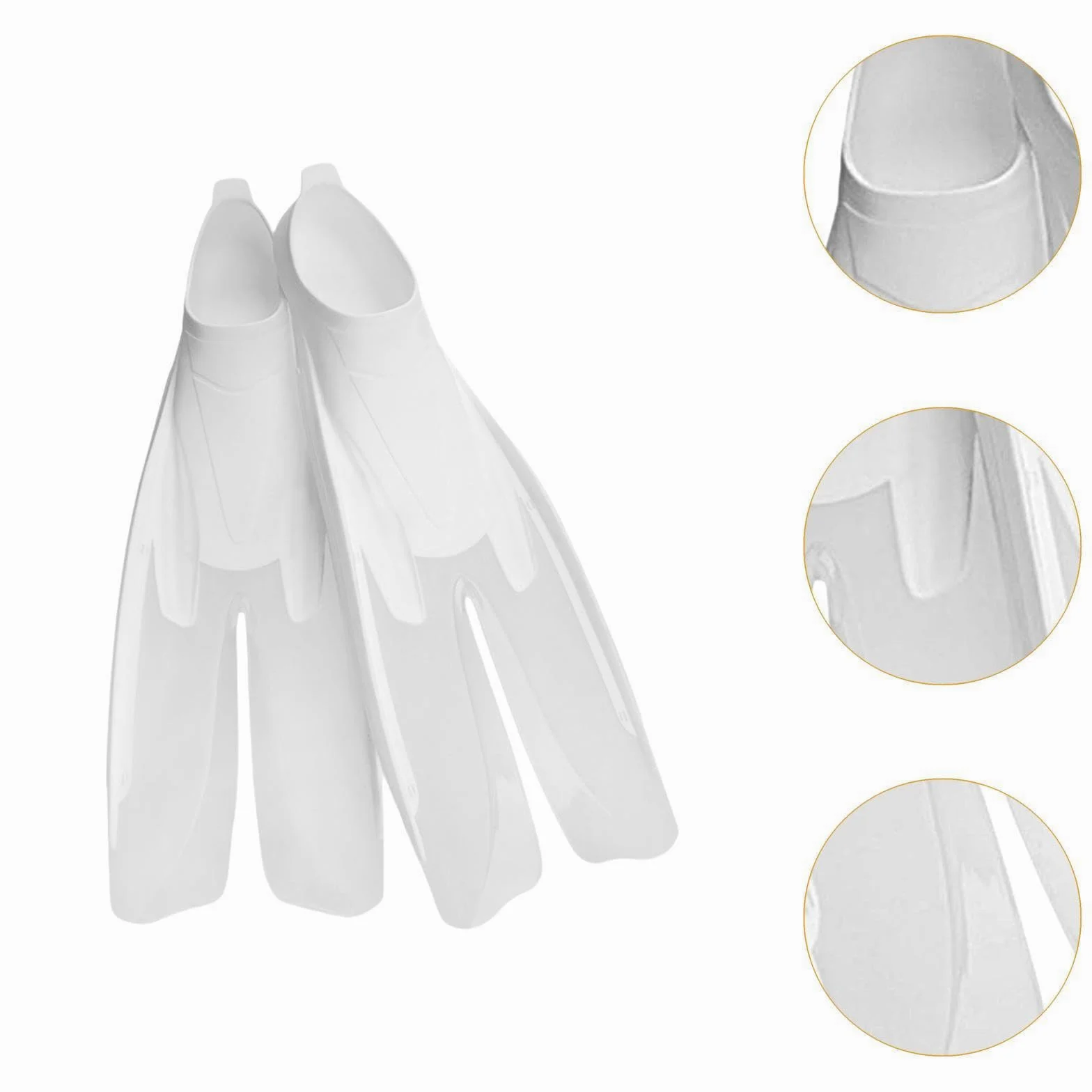 Homyl Aletas de Snorkel, Aletas de Buceo, Aletas Largas Flexibles Portátiles, Zapatos de Natación Profesionales para Hombres Y Mujeres, Aletas de Natación,