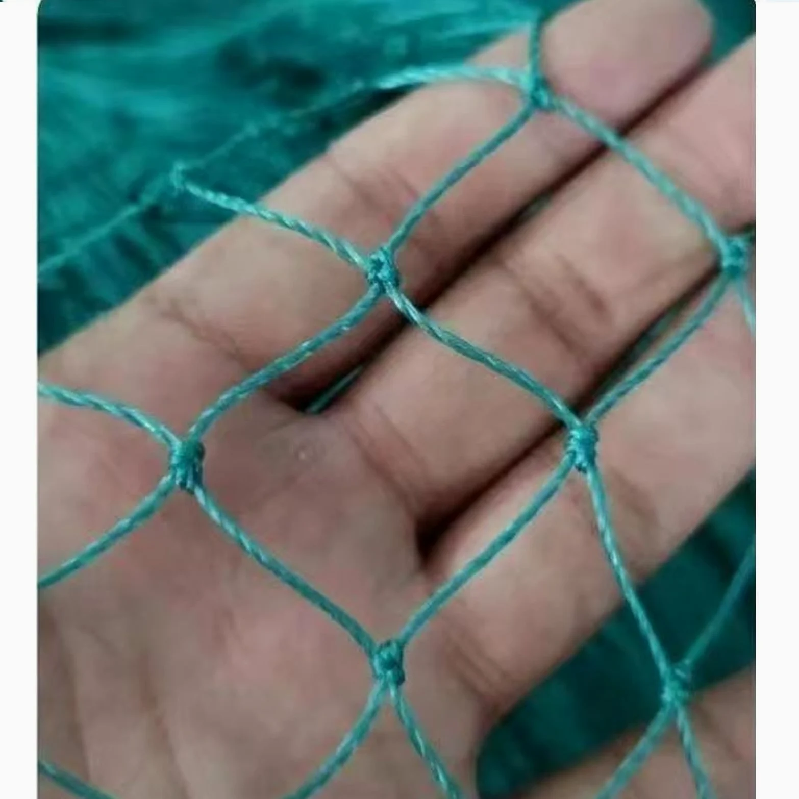 Red de pesca de arrastre, hecha a mano de material termoplástico para pesca, altura de 2 m, longitud de 5 m a 50 m, plántulas de peces limpios