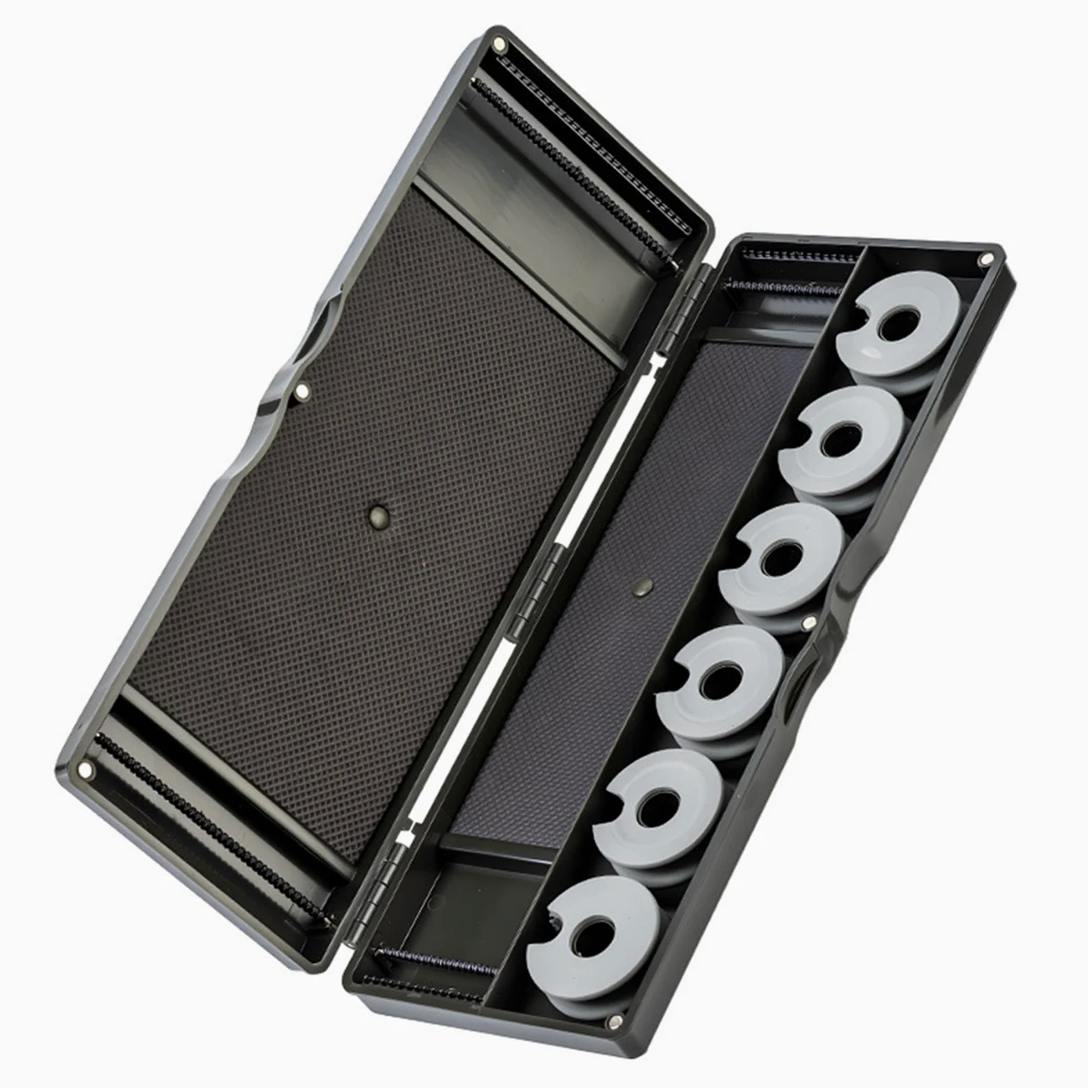 Oshhni Caja de Aparejos de Pesca de Carpa con alfileres, Organizador portátil de Almacenamiento de Doble Cara, Estuche para Aparejos de Pesca de Agua Dulce,