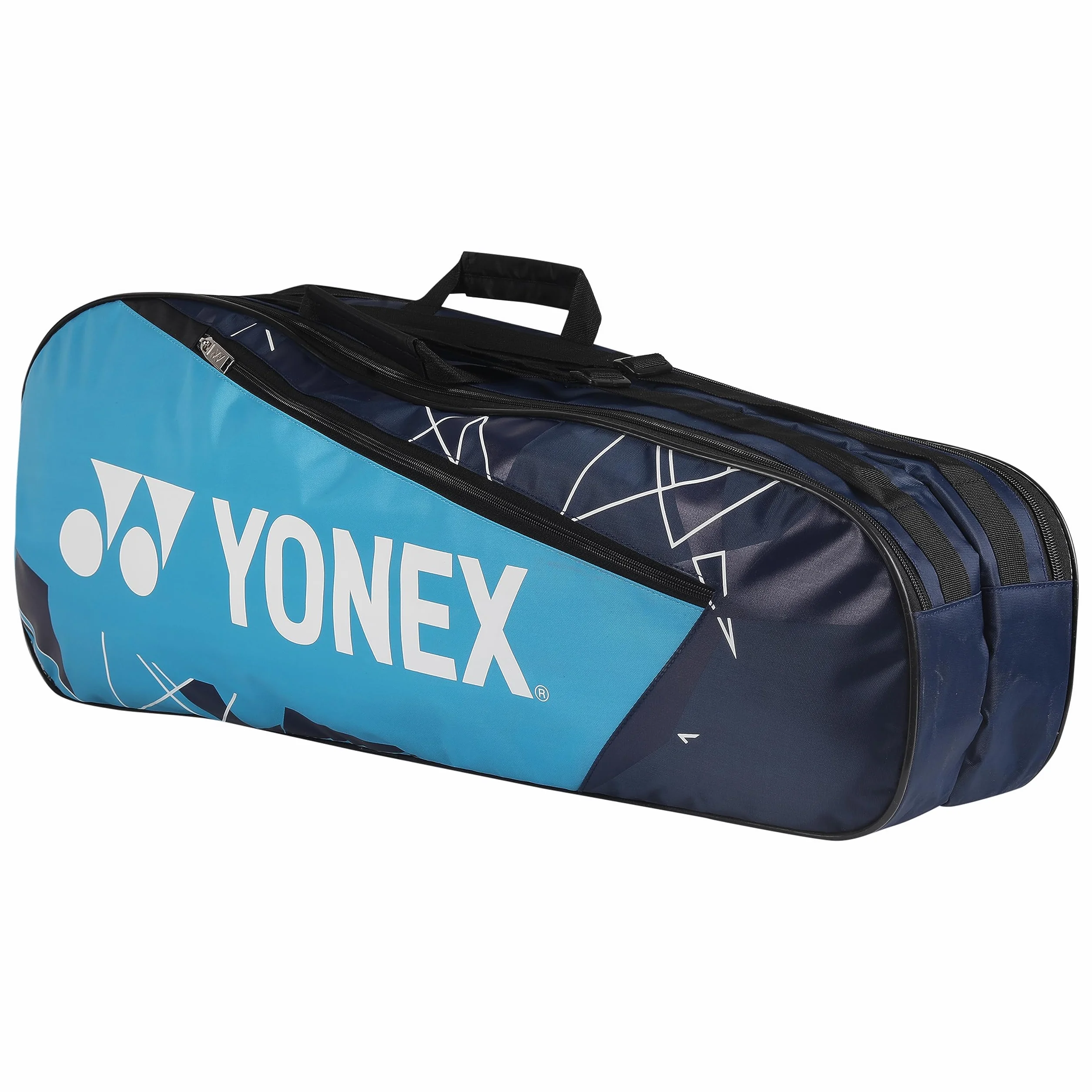 YONEX Bolsa de bádminton BT5 2 Compartimentos Cremallera 3 Raquetas