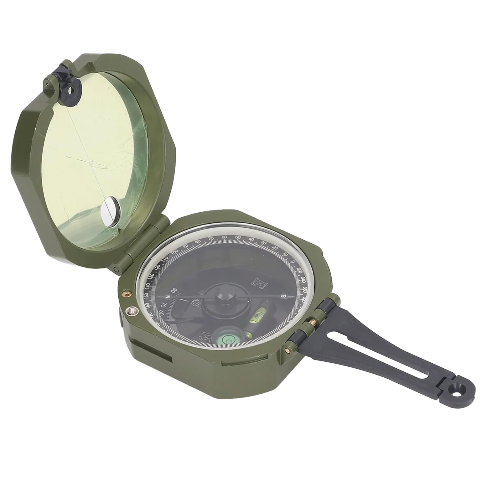 Brújula de Puntero, Brújula Multifuncional M2 con Mira Dióptrica, Inclinómetro, Puntero, Brújula de Navegación para Exploración Al Aire Libre, Brújulas