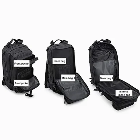 Mochila de senderismo 20L-25L Hombres Mochila militar táctica Mochila Camping Senderismo Trekking Bolsa de camuflaje Mochila táctica del ejército militar al aire libre (Capacity : 20L, Color : 8)